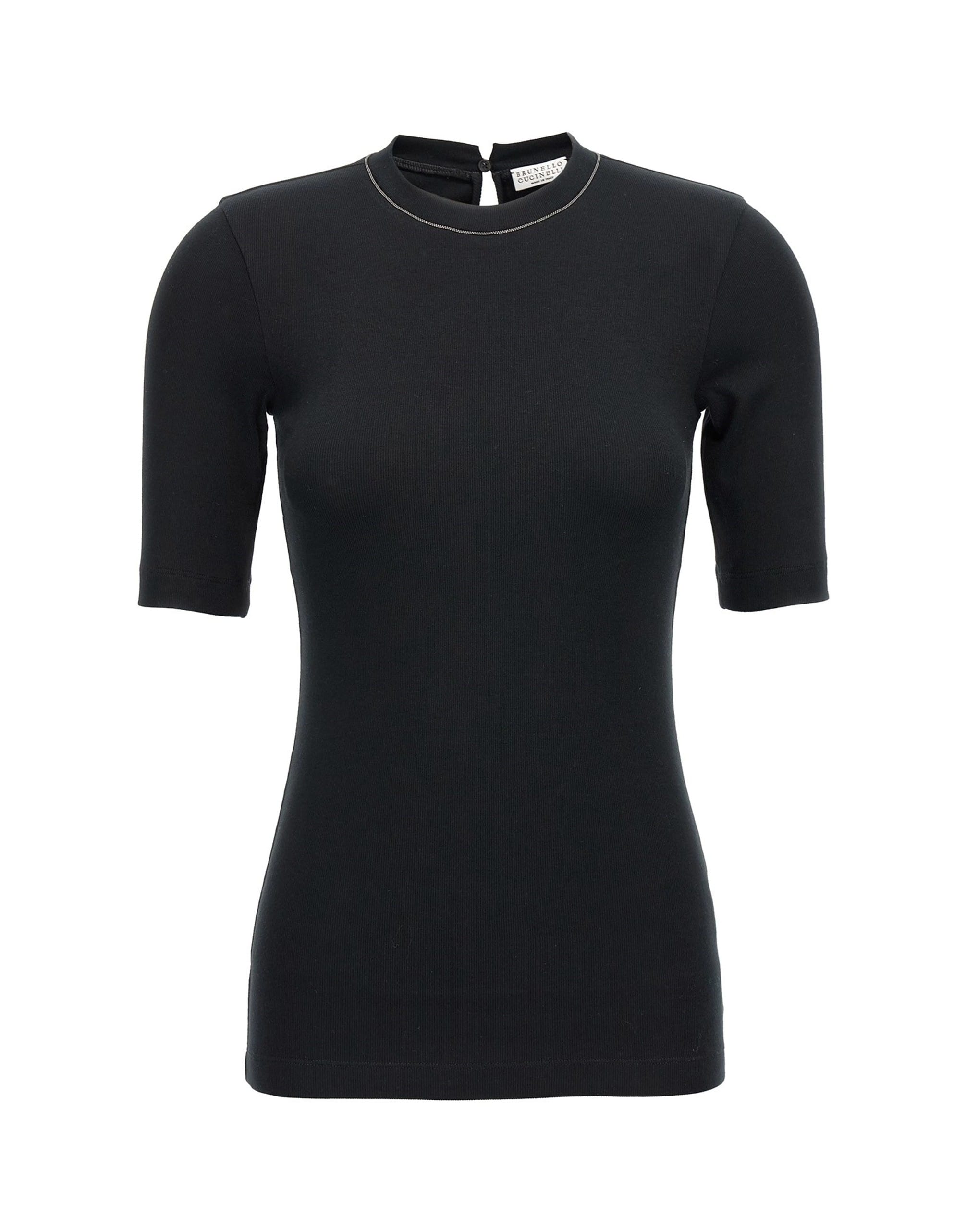 Brunello Cucinelli Brunello Cucinelli Monile Ribbed T-Shirt