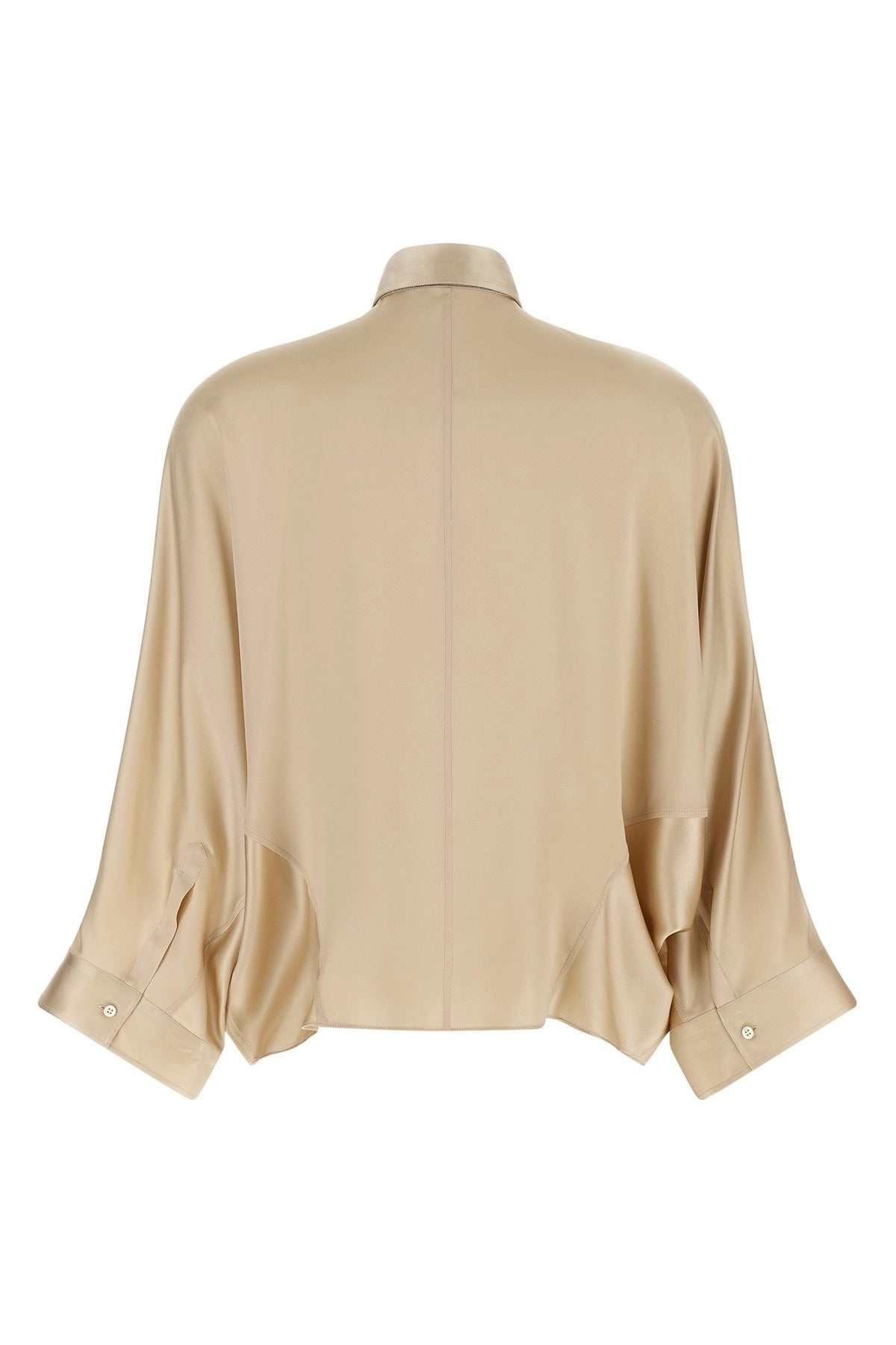 Brunello Cucinelli Monile Satin Shirt