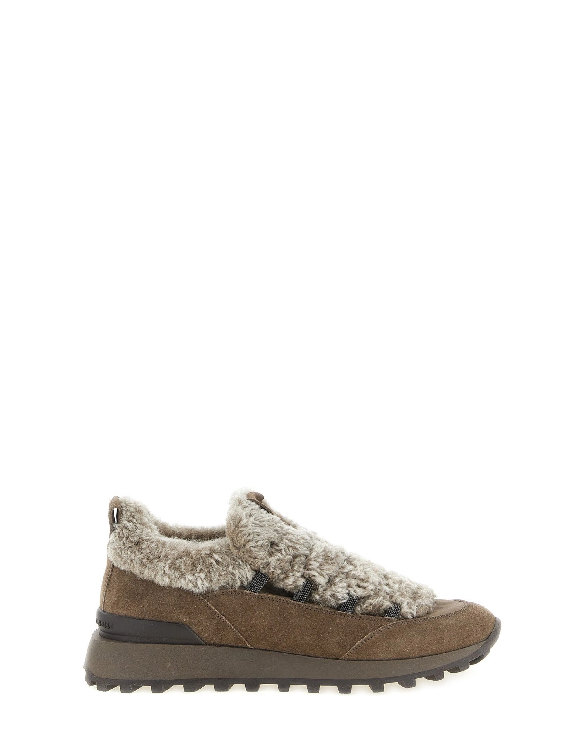 Brunello Cucinelli Monile 시어링 스니커즈