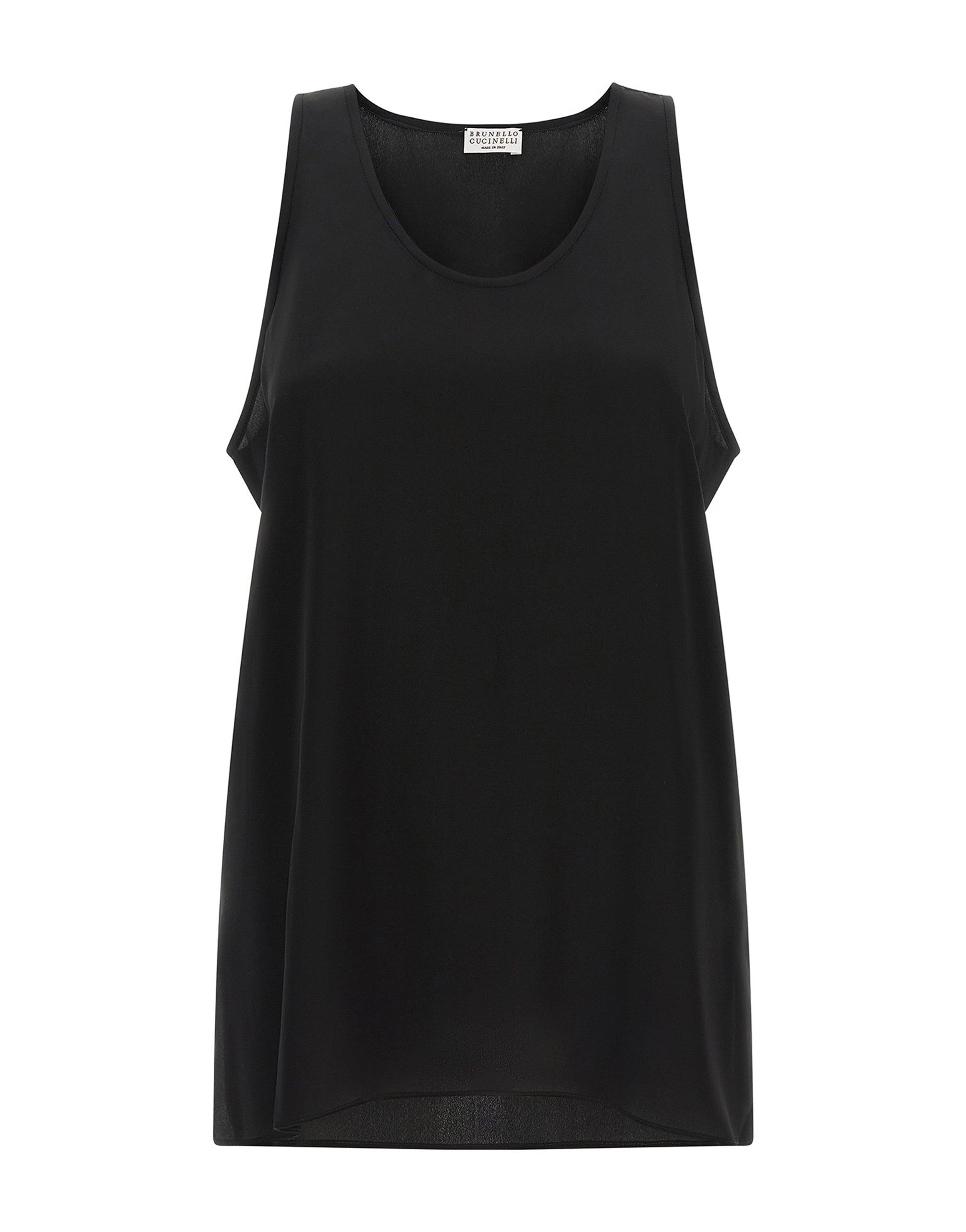 Brunello Cucinelli Monile Silk Top