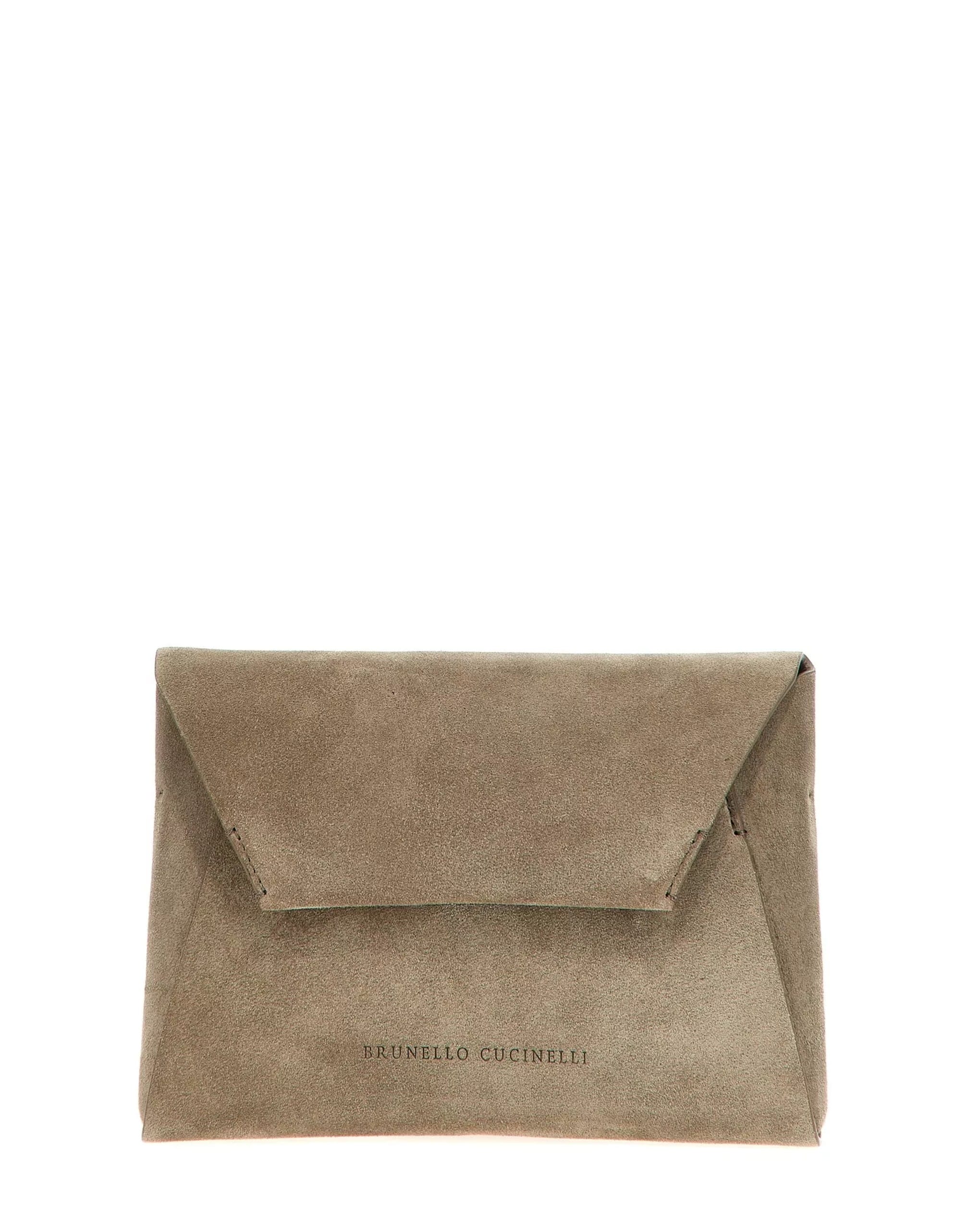 Brunello Cucinelli Brunello Cucinelli Monile Suede Clutch