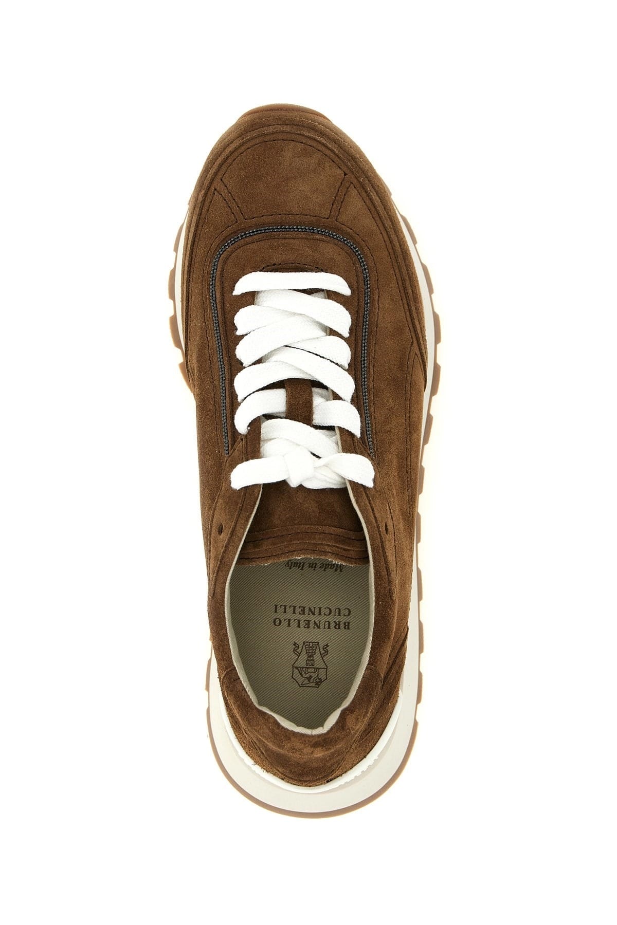 Brunello Cucinelli Brunello Cucinelli Monile Suede Sneakers