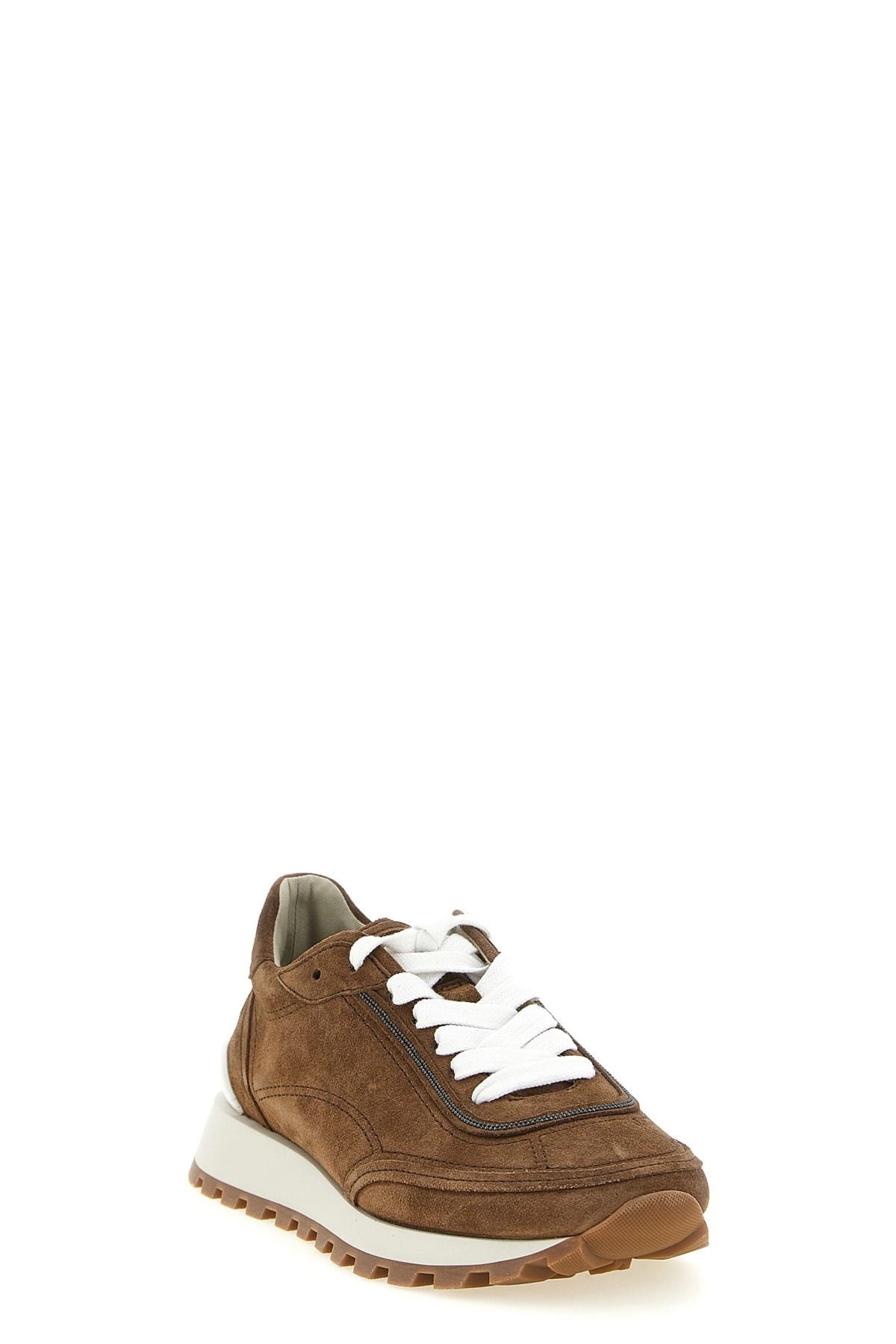 Brunello Cucinelli Brunello Cucinelli Monile Suede Sneakers