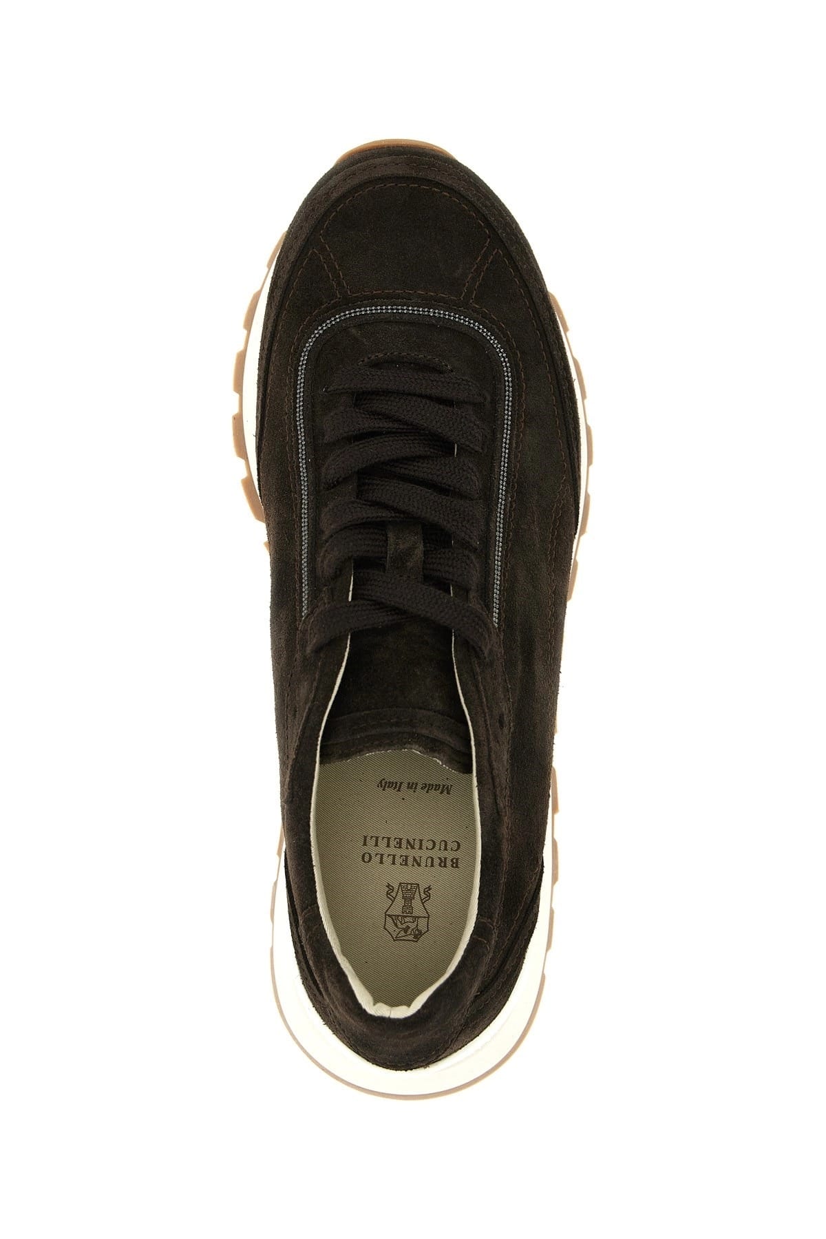 Brunello Cucinelli Brunello Cucinelli Monile Suede Sneakers
