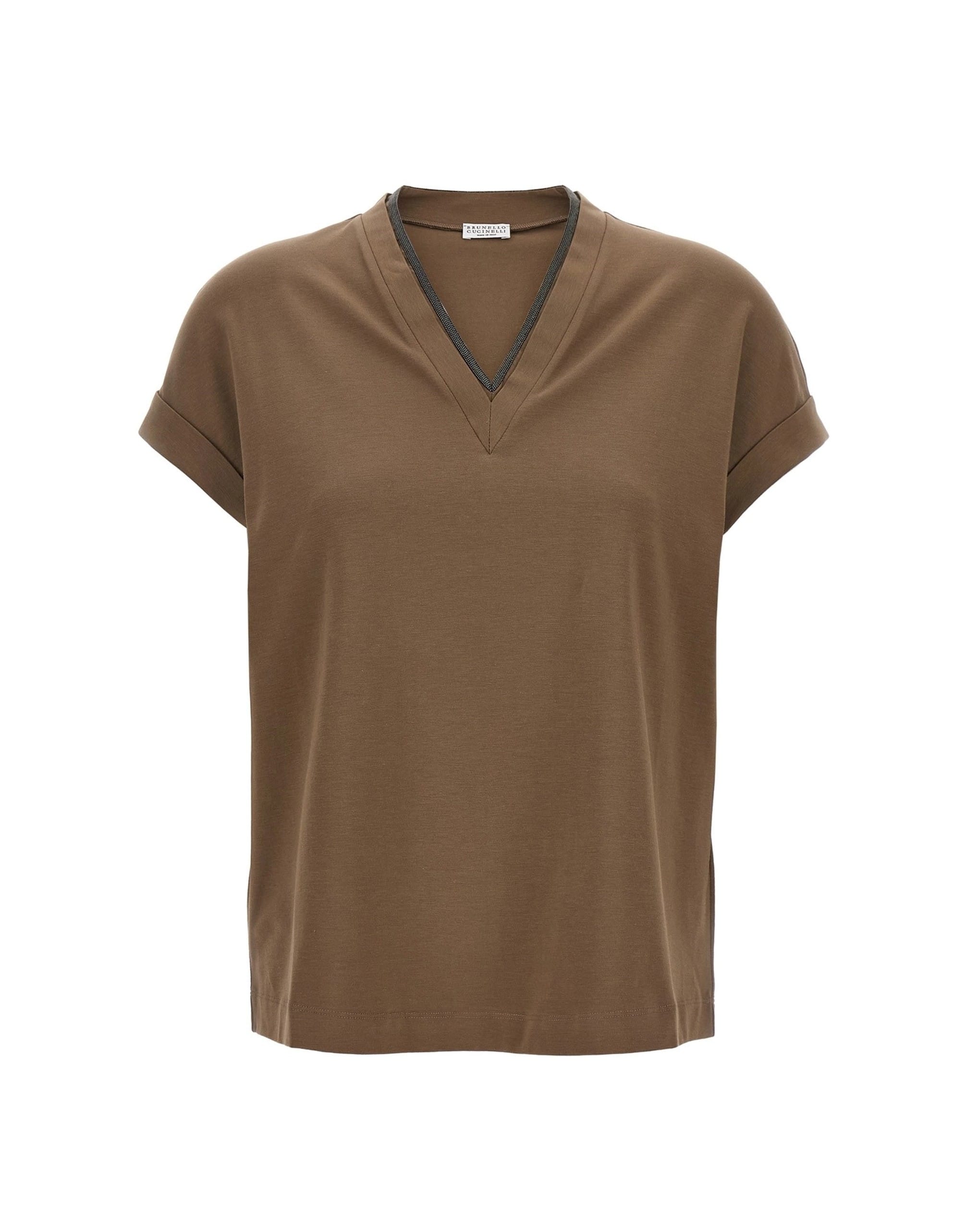 Brunello Cucinelli Brunello Cucinelli Monile V-Neck T-Shirt