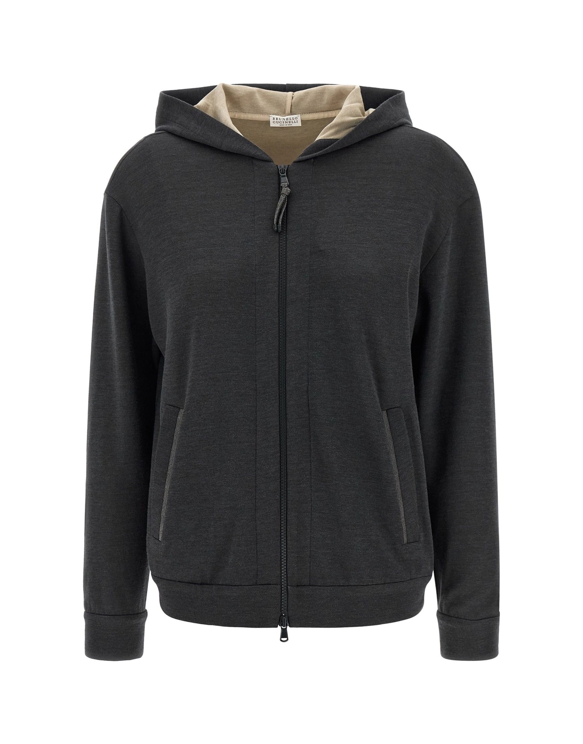 Brunello Cucinelli Brunello Cucinelli Monile Zip Hoodie