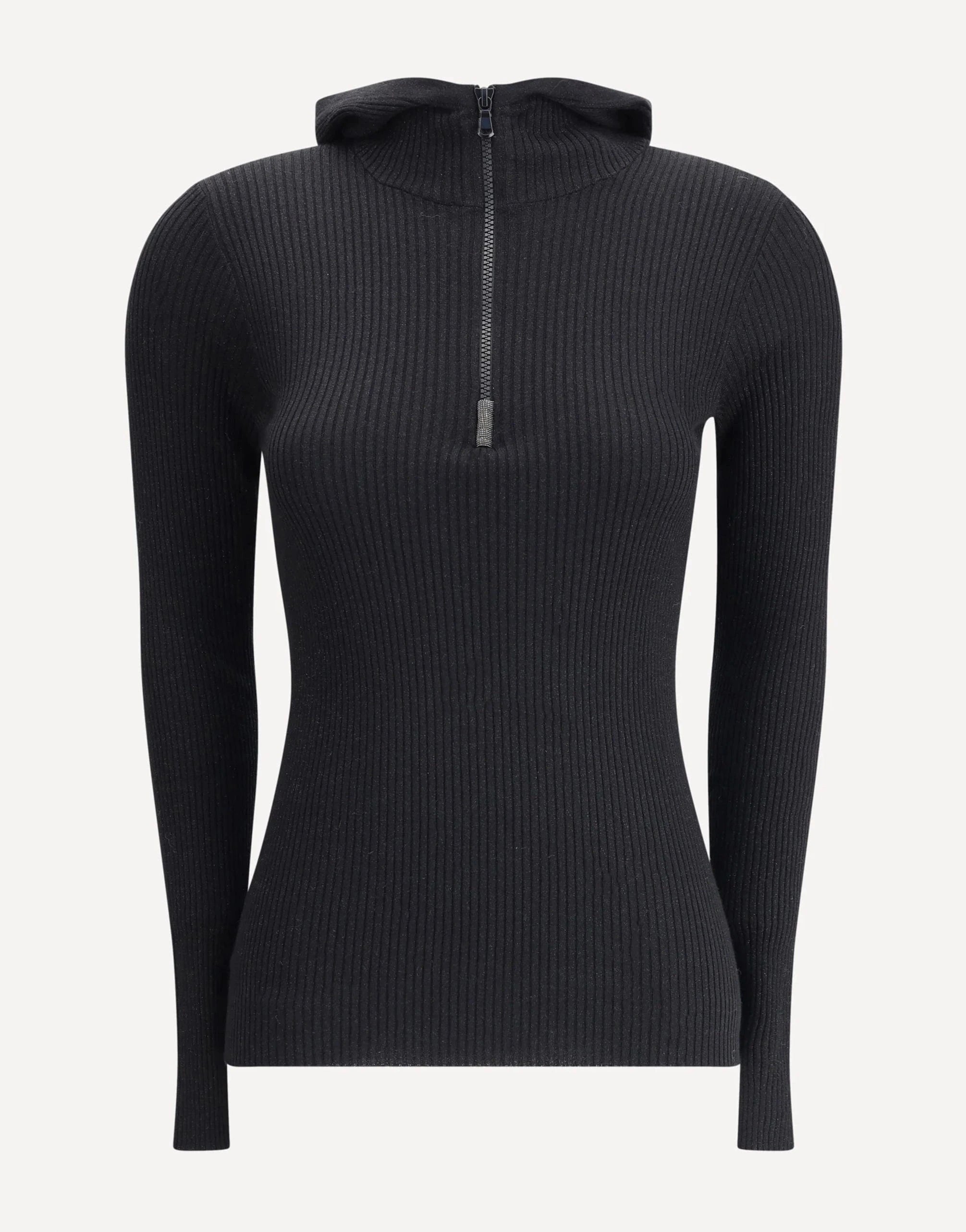 Brunello Cucinelli Monili-Detail Zip-UP Sweater