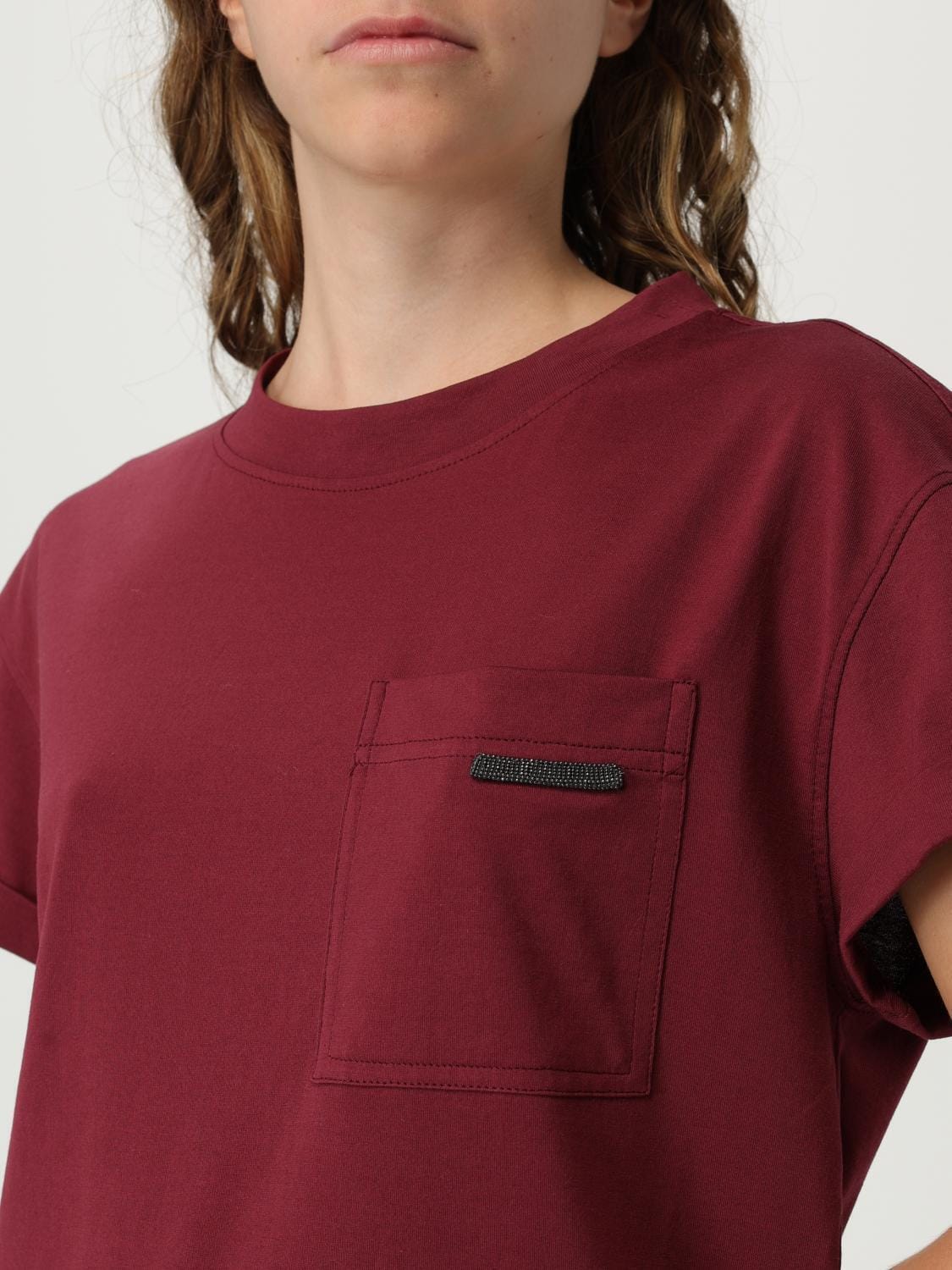 Brunello Cucinelli Monili Pocket-Trim T-Shirt