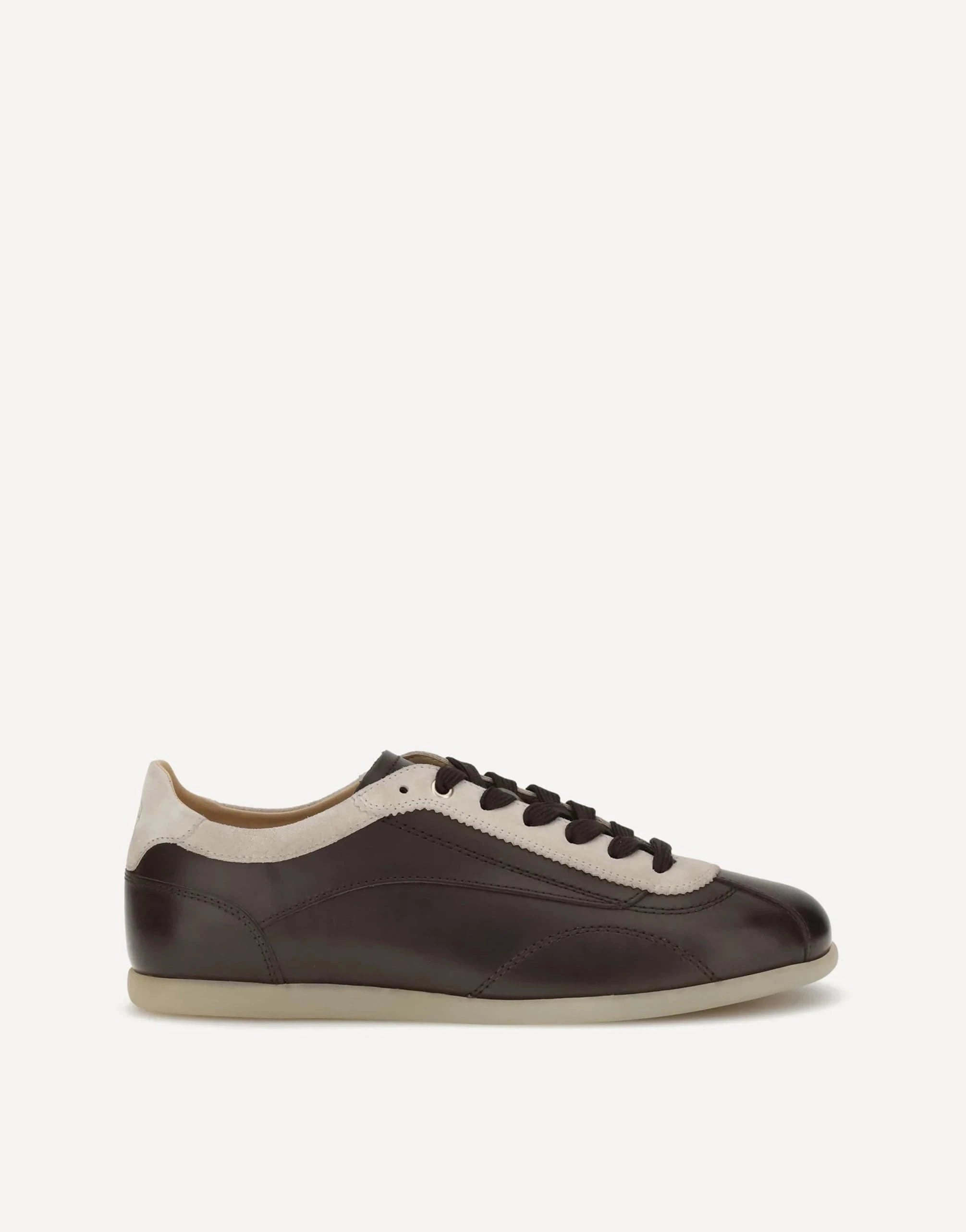 Brunello Cucinelli Natural-Effect Washed Suede Sneakers
