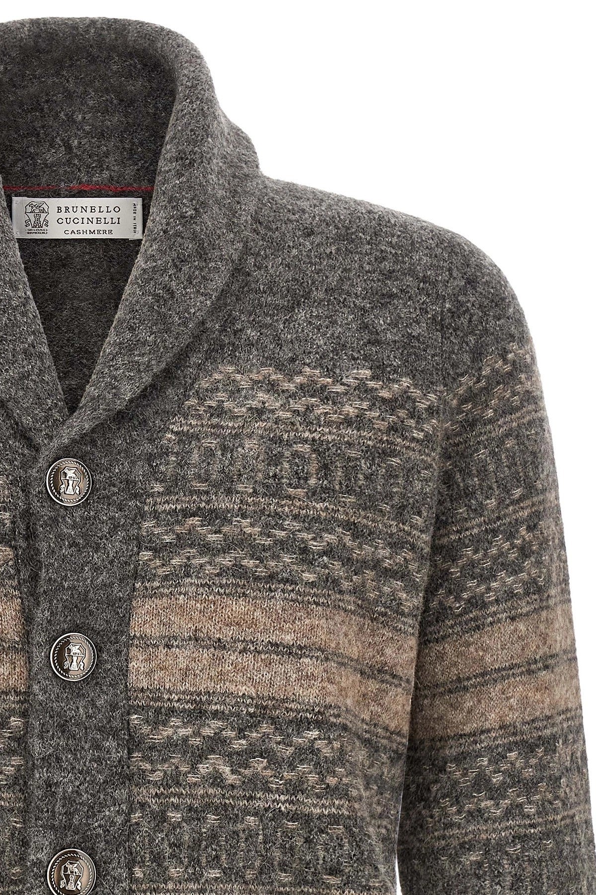Brunello Cucinelli nordischer Jacquard-Cardigan