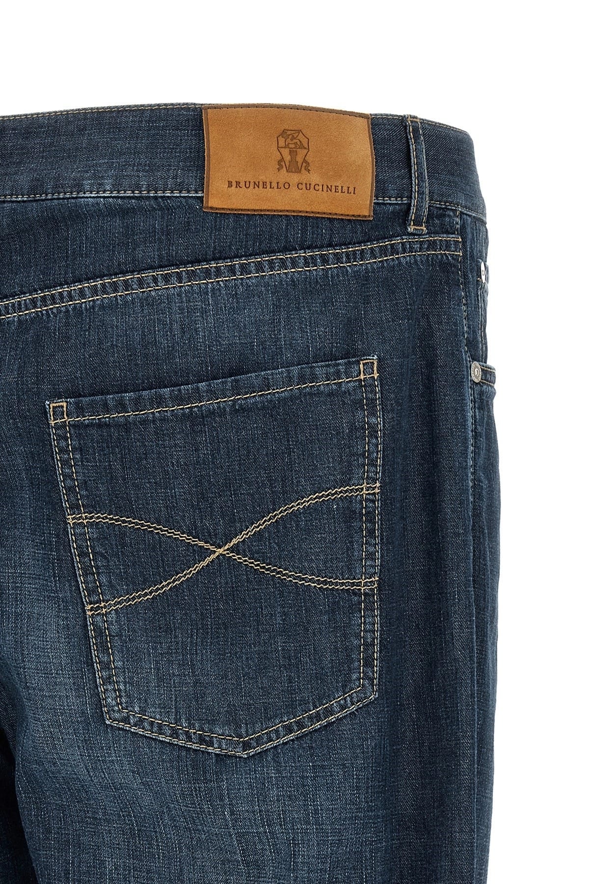 Brunello Cucinelli Brunello Cucinelli Old Light Denim Jeans