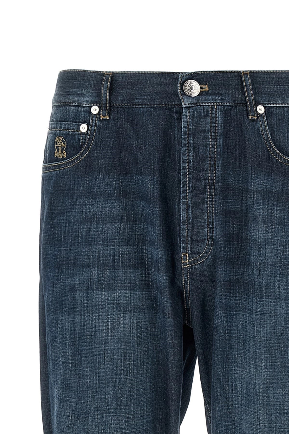 Brunello Cucinelli Brunello Cucinelli Old Light Denim Jeans