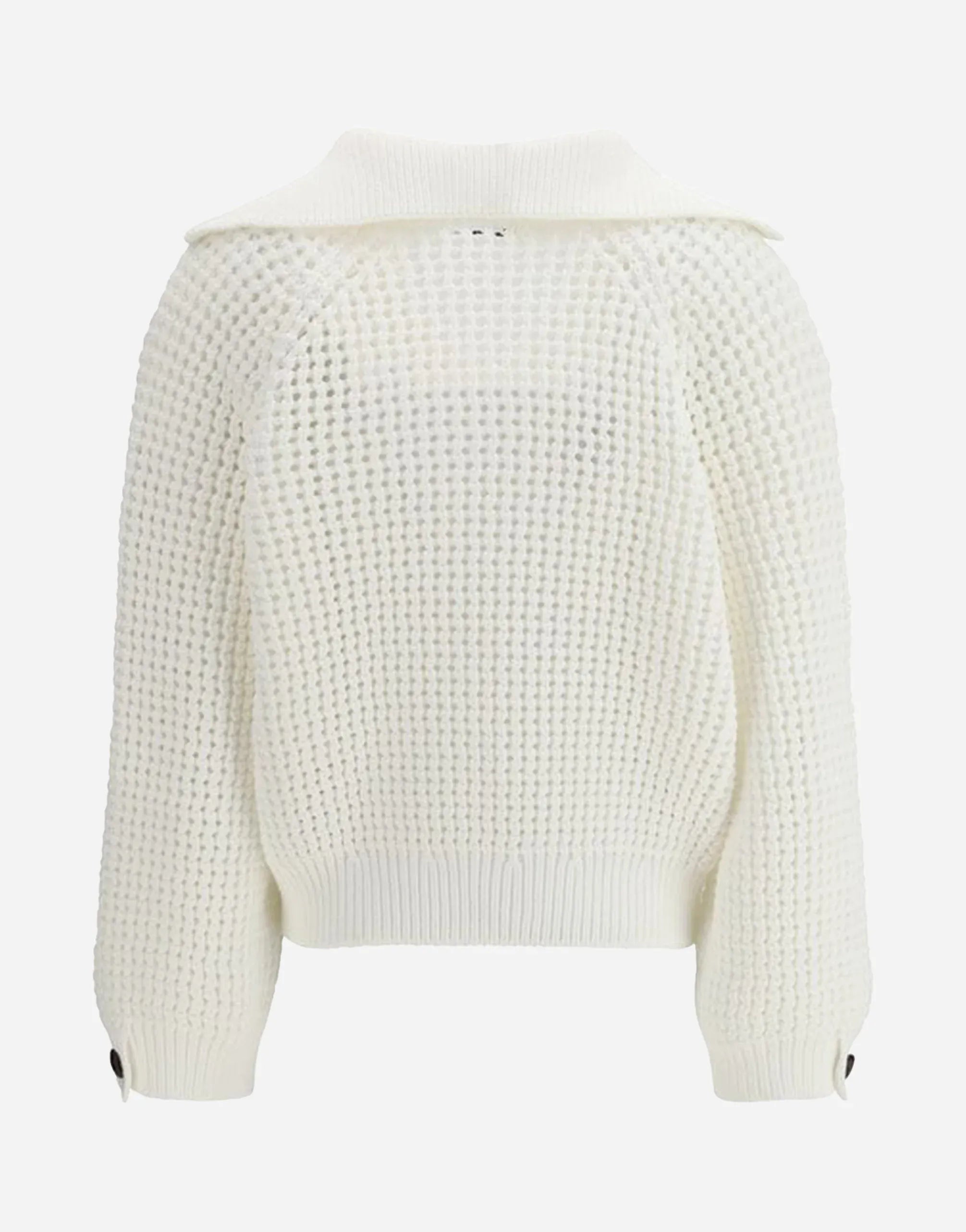 Brunello Cucinelli Open-Knit Cotton-Blend Sweater