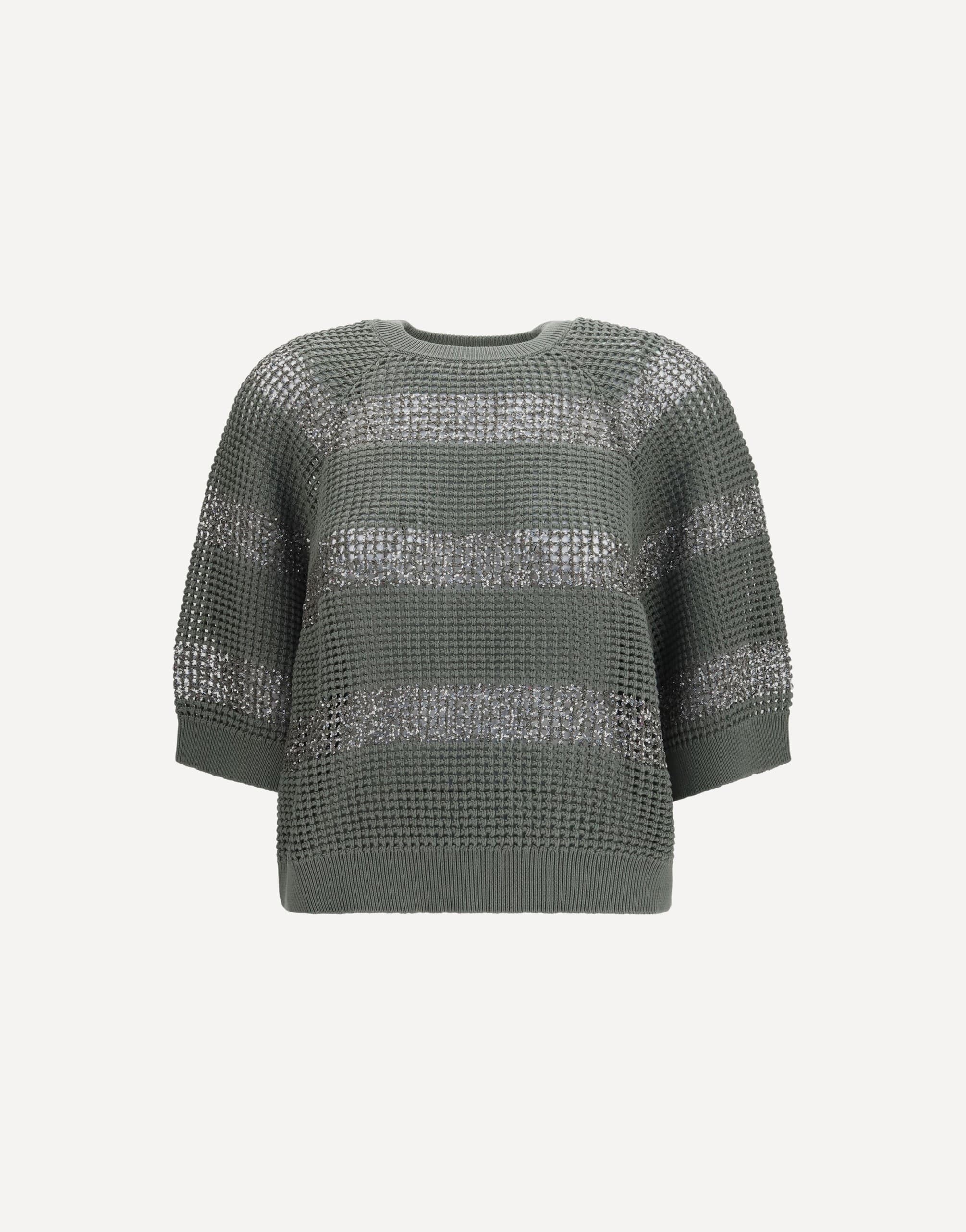 Brunello Cucinelli Brunello Cucinelli Openwork Sequined Sweater