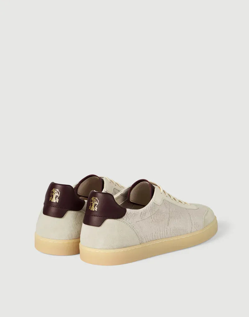 Brunello Cucinelli Panama Cotton Knit Sneakers