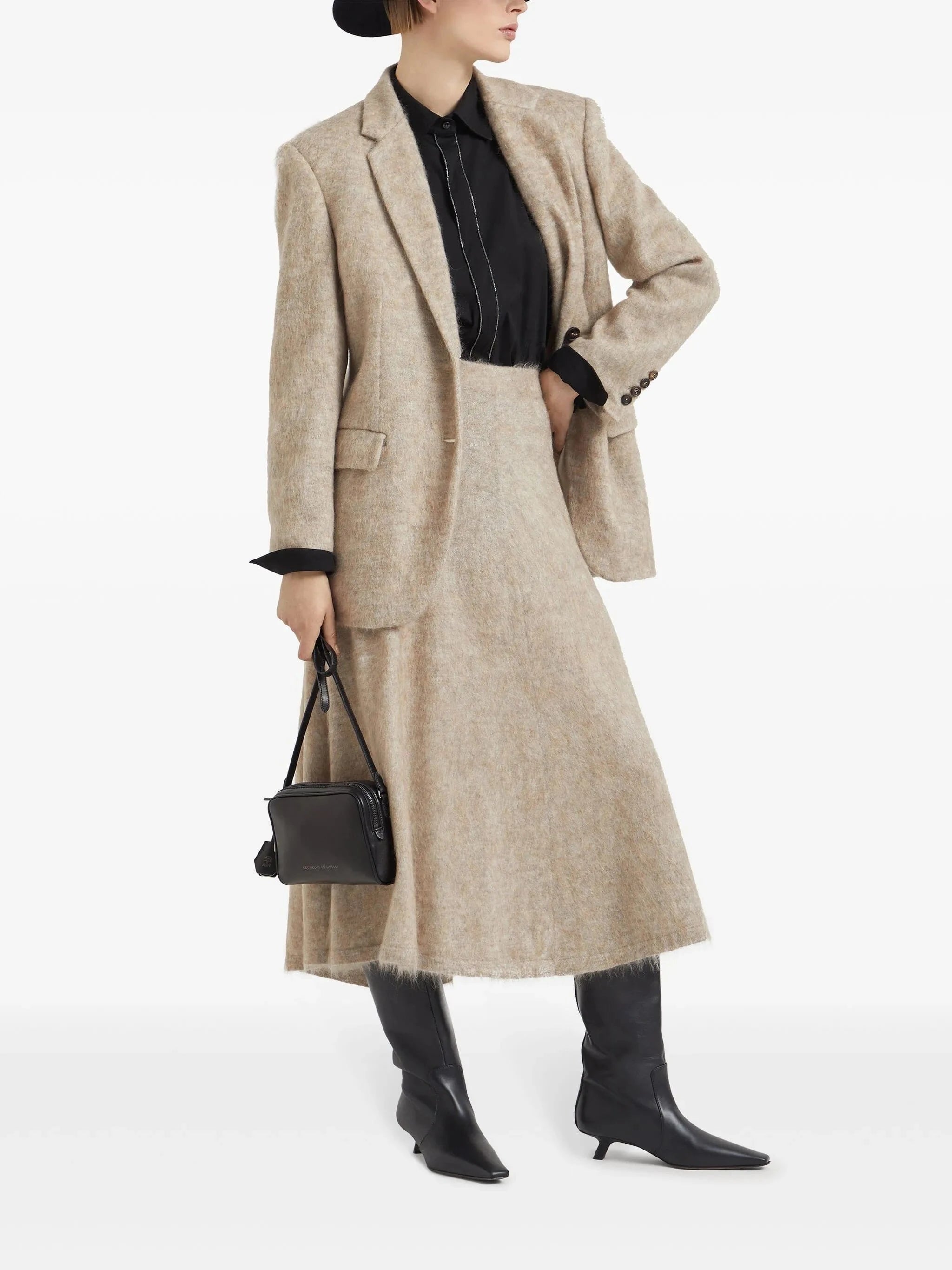 Brunello Cucinelli Panel Poplin Shirt