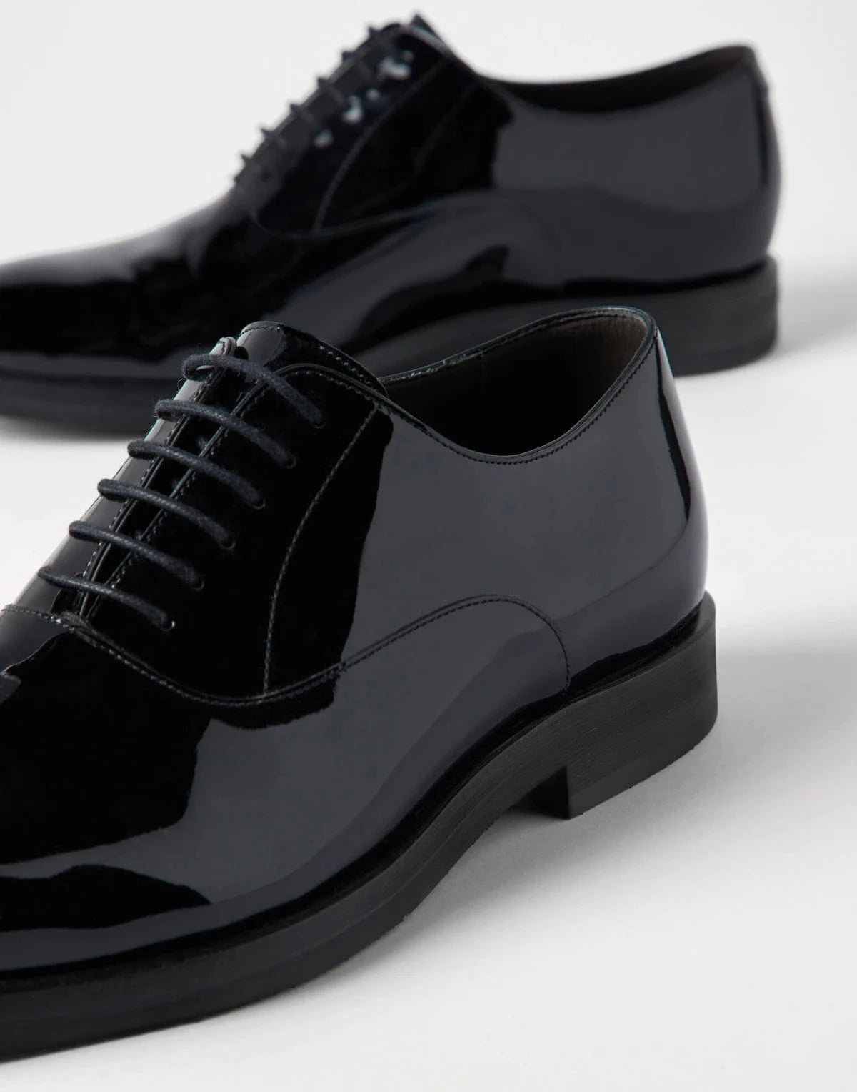 Brunello Cucinelli Patent Leather Oxford Shoes