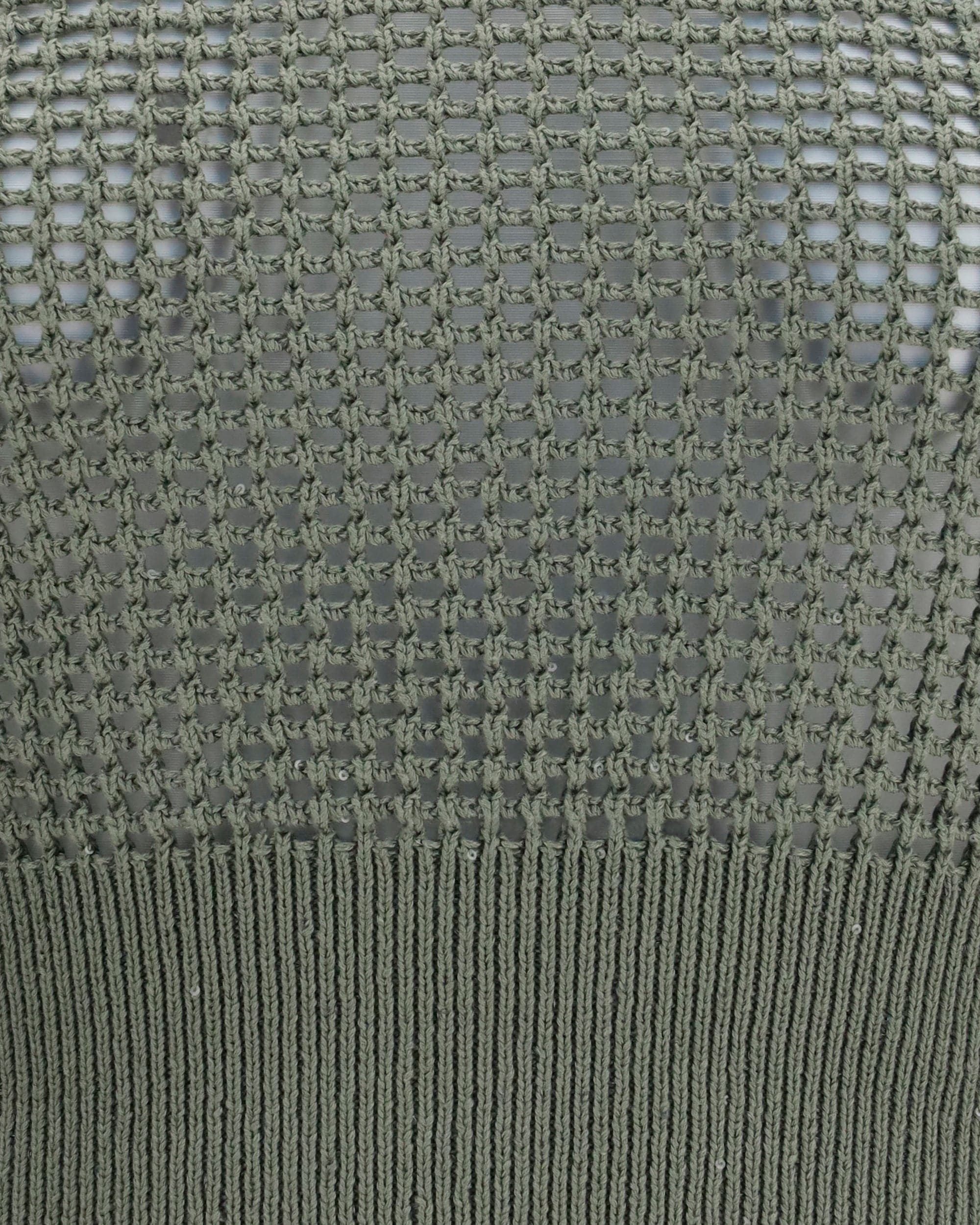 Brunello Cucinelli Brunello Cucinelli Perforated Sequin Tank Top