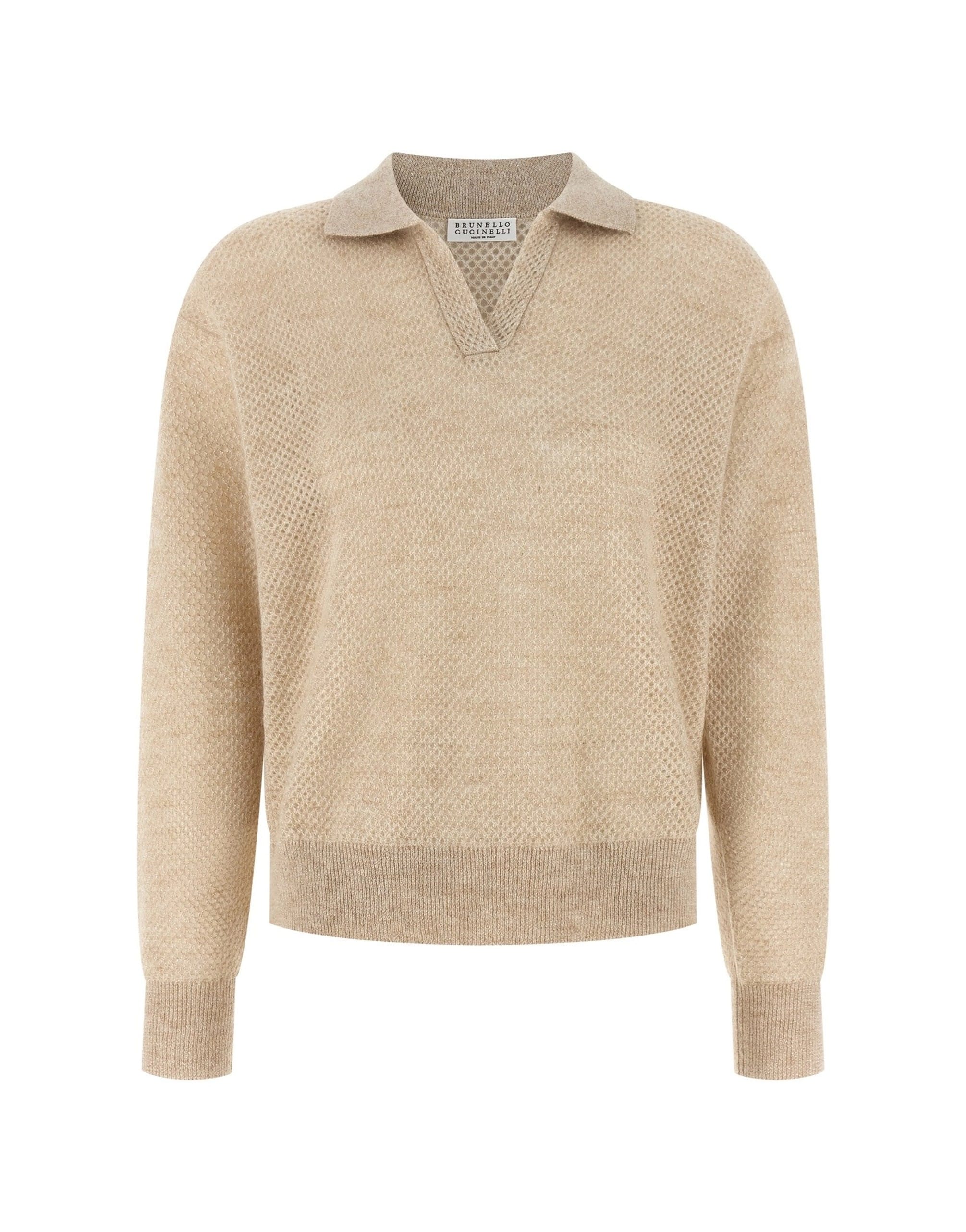 Brunello Cucinelli Brunello Cucinelli Perforated Waffle Polo Shirt