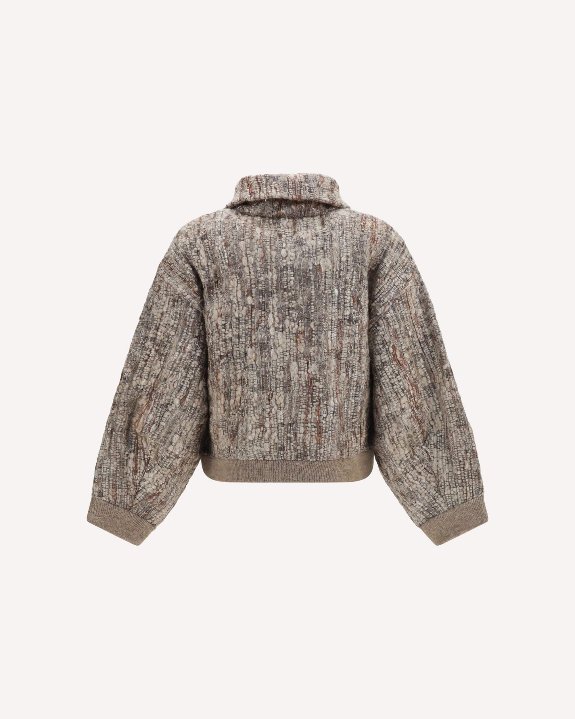 Brunello Cucinelli Brunello Cucinelli Perforated Zip Cardigan