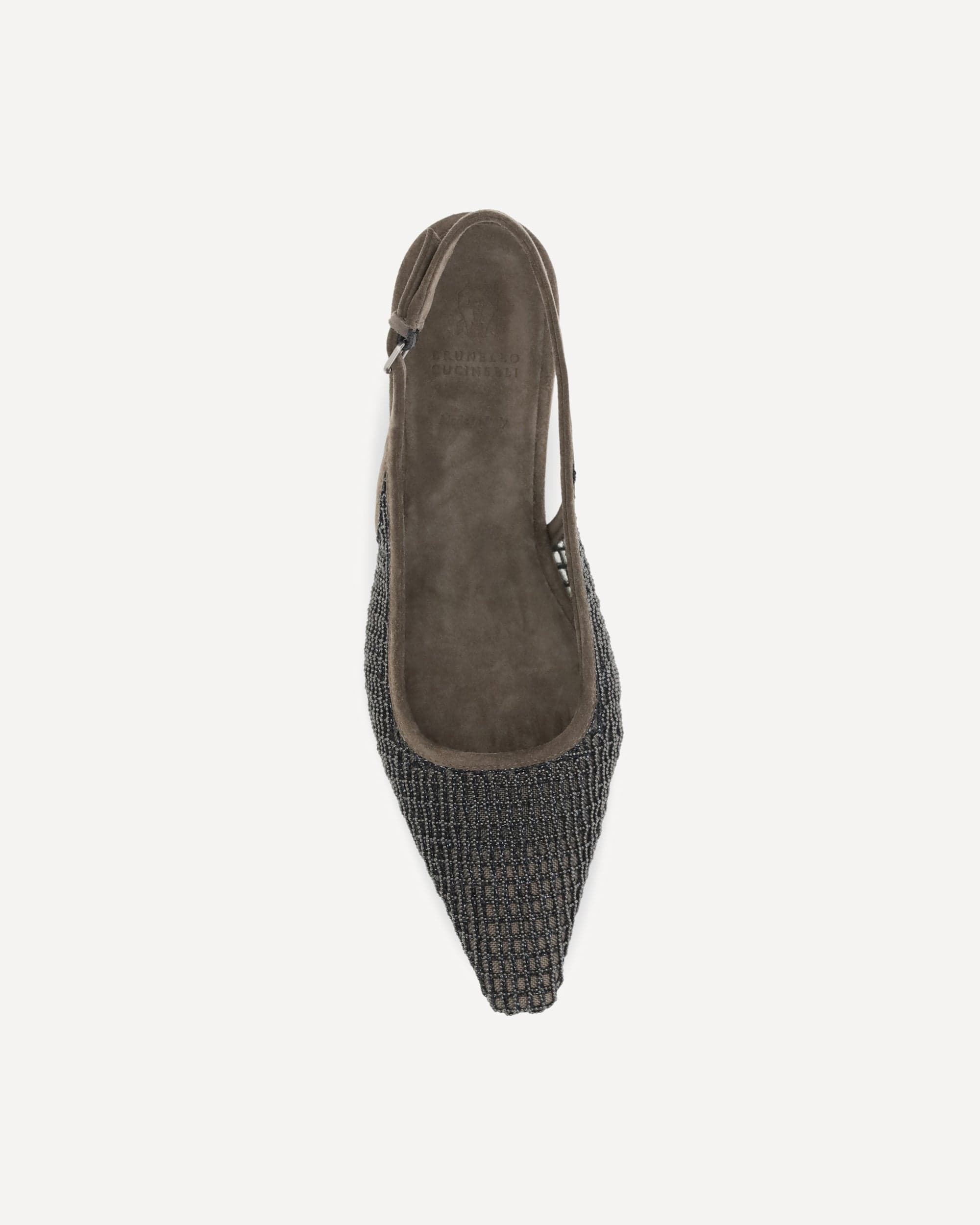 Brunello Cucinelli Pointed Slingback Ballerinas