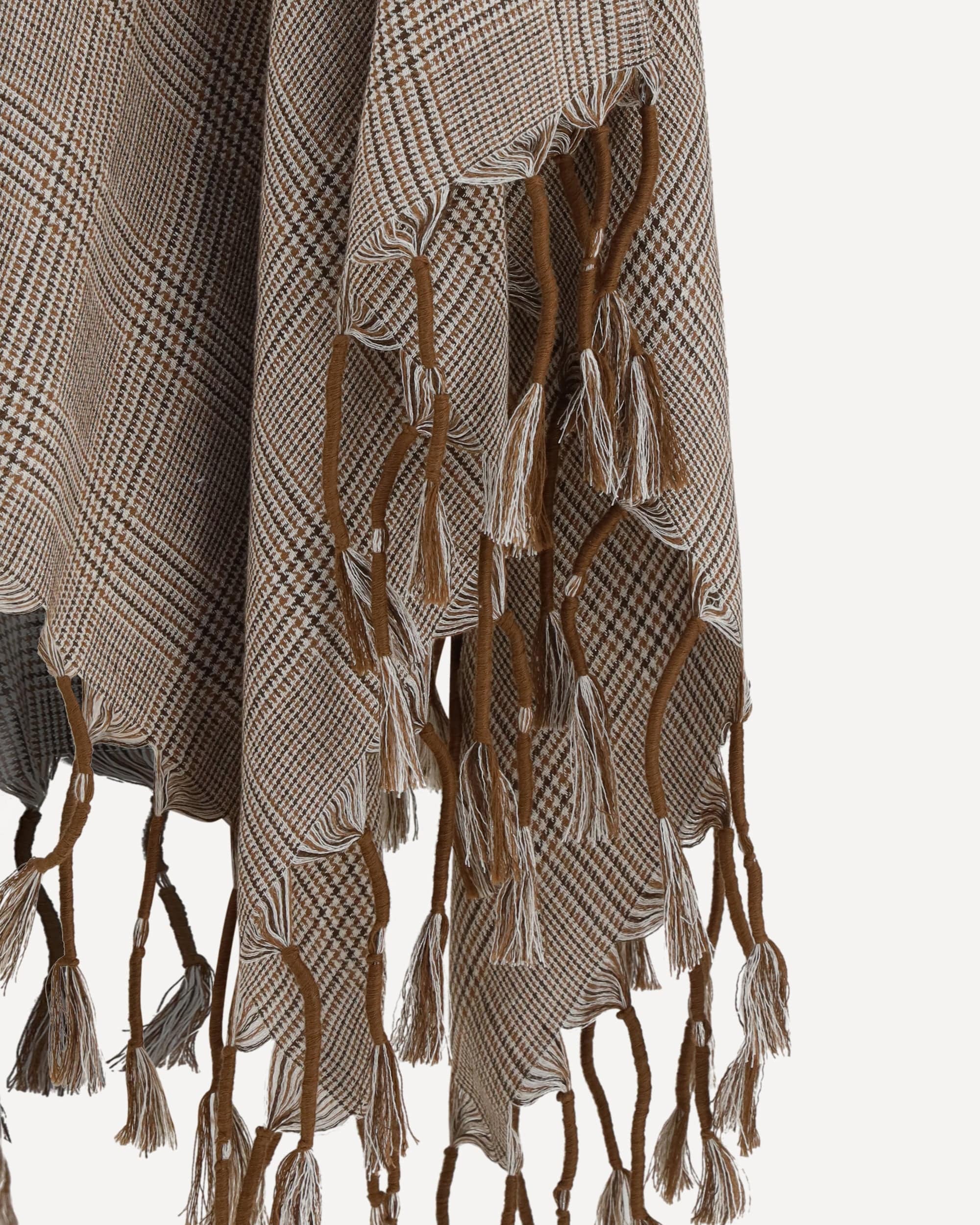 Brunello Cucinelli Brunello Cucinelli Poncho Cape With Prince Of Wales
