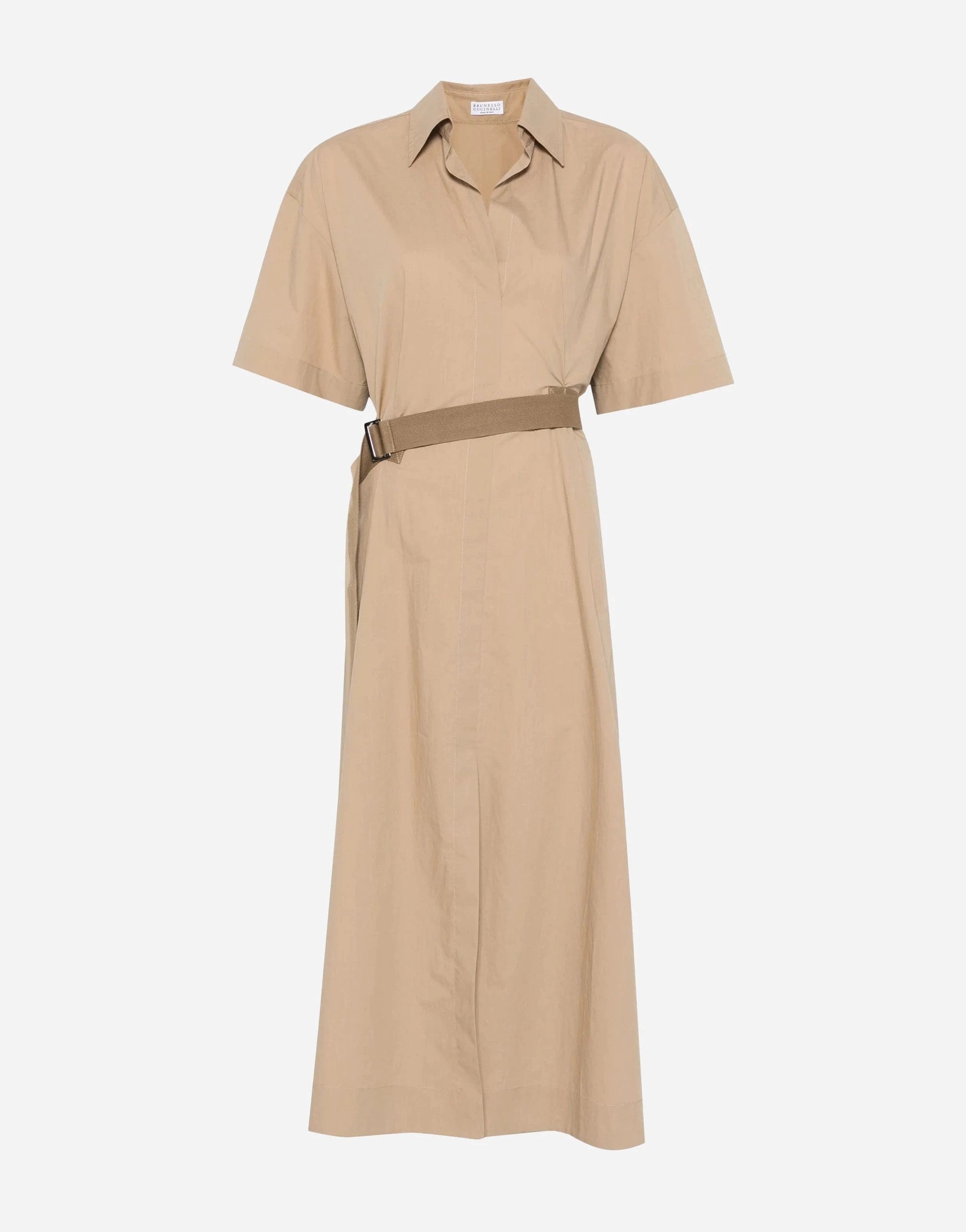 Brunello Cucinelli Poplin Midi Dress