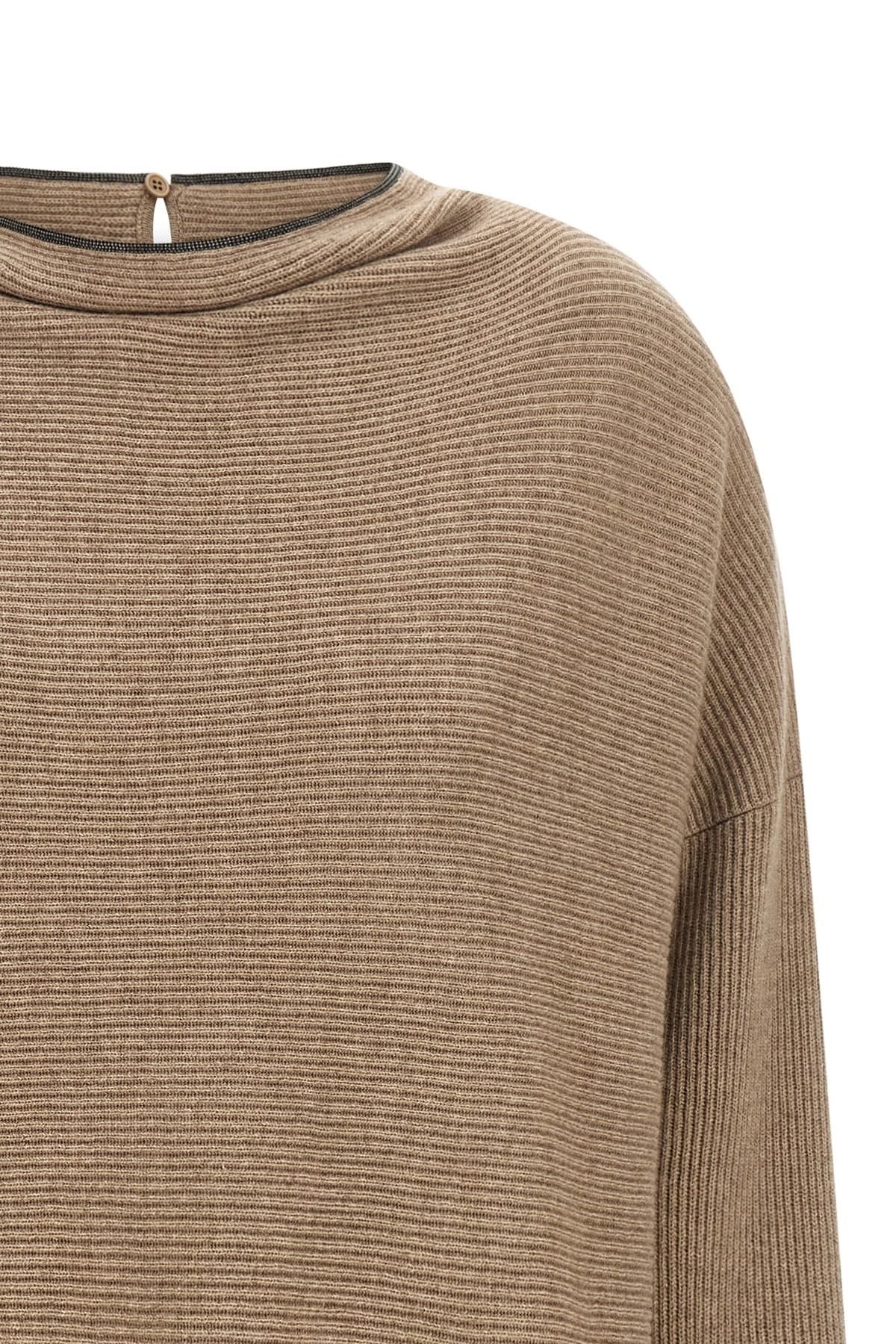 Brunello Cucinelli Brunello Cucinelli Precious Collar Mini Dress