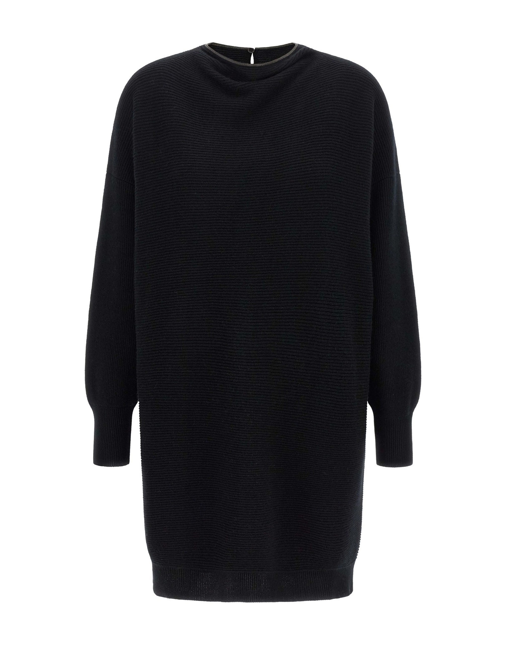 Brunello Cucinelli Precious Collar Mini Dress