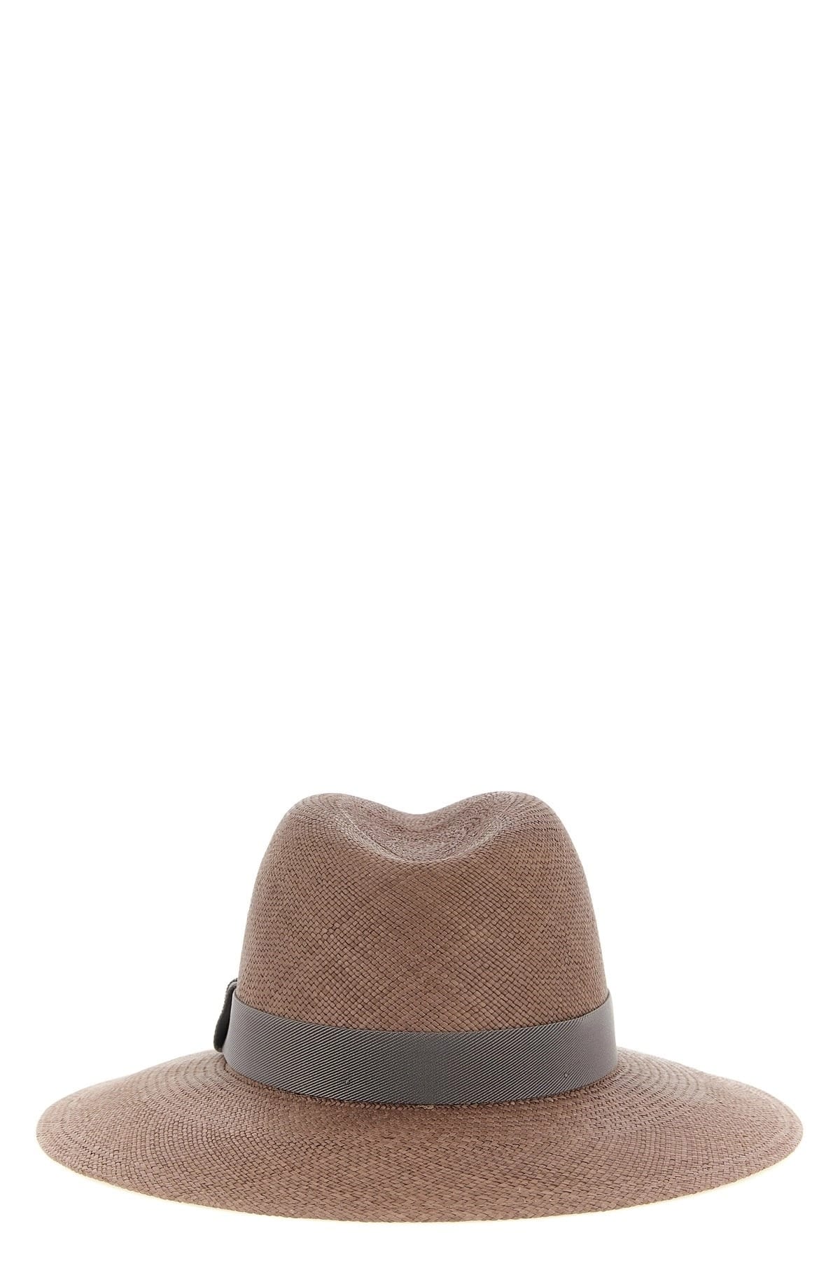 Brunello Cucinelli Brunello Cucinelli Precious Leather Band Hat