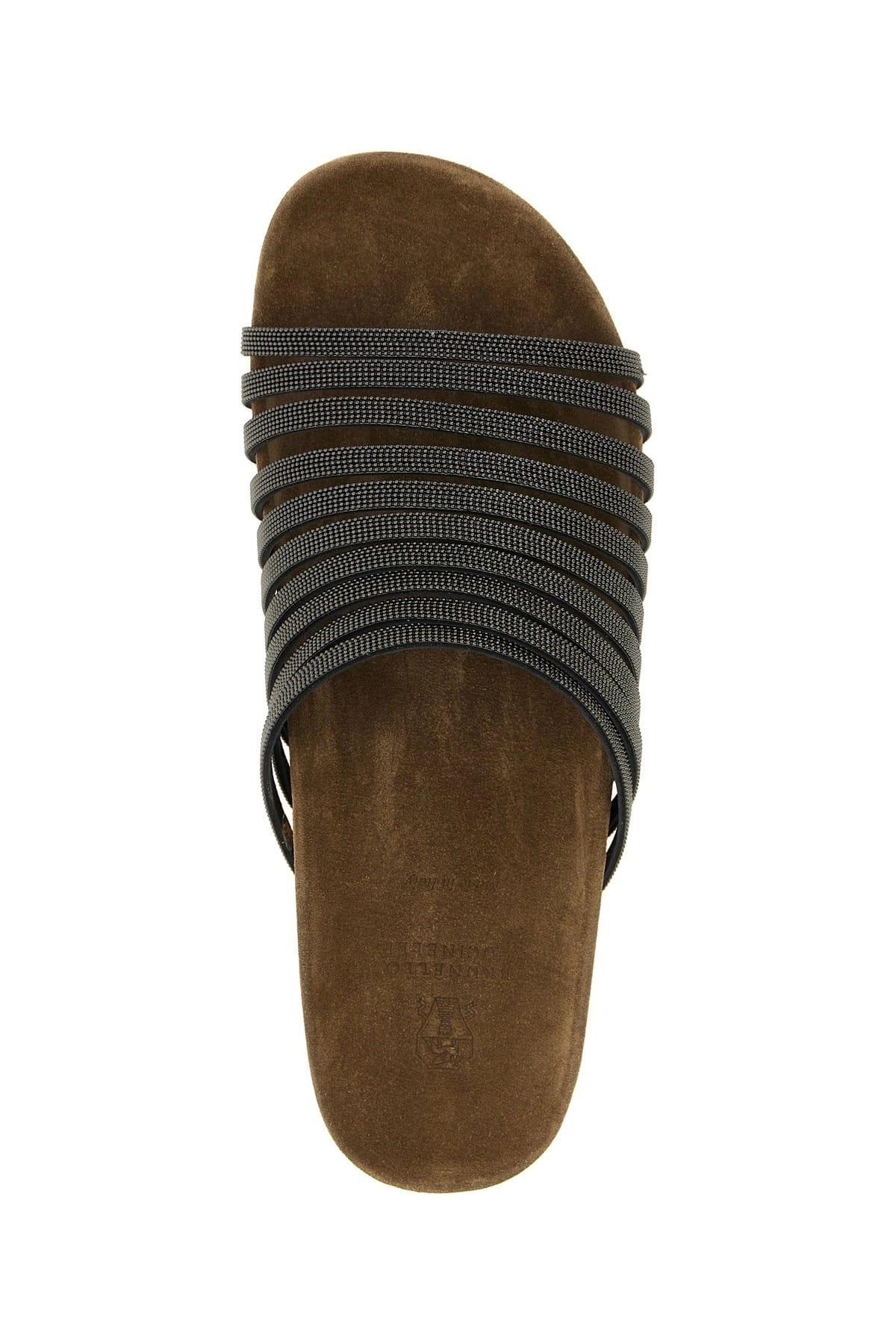Brunello Cucinelli Brunello Cucinelli Precious Straps Slides