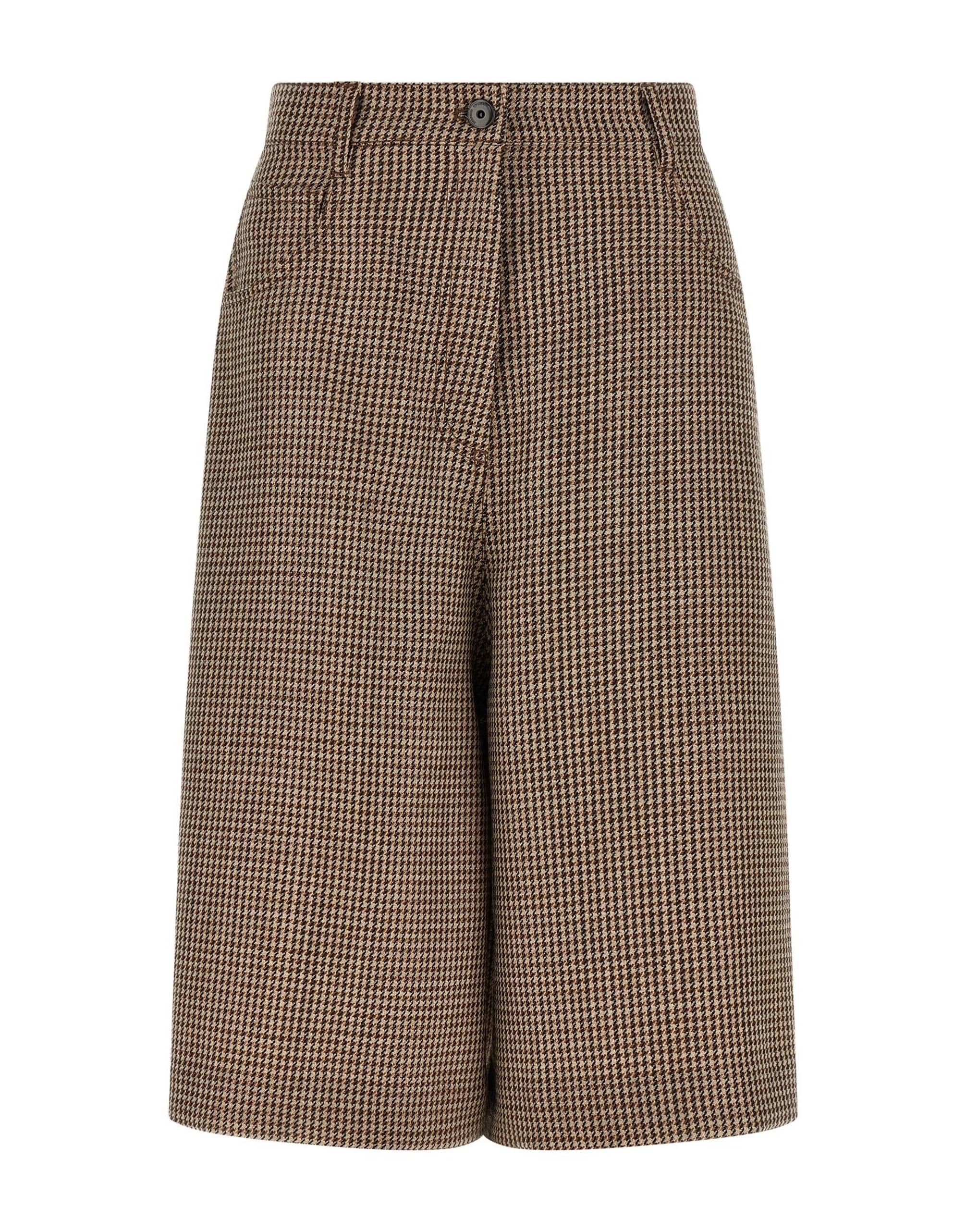 Brunello Cucinelli Brunello Cucinelli Prince Of Wales Lamé Bermuda Shorts