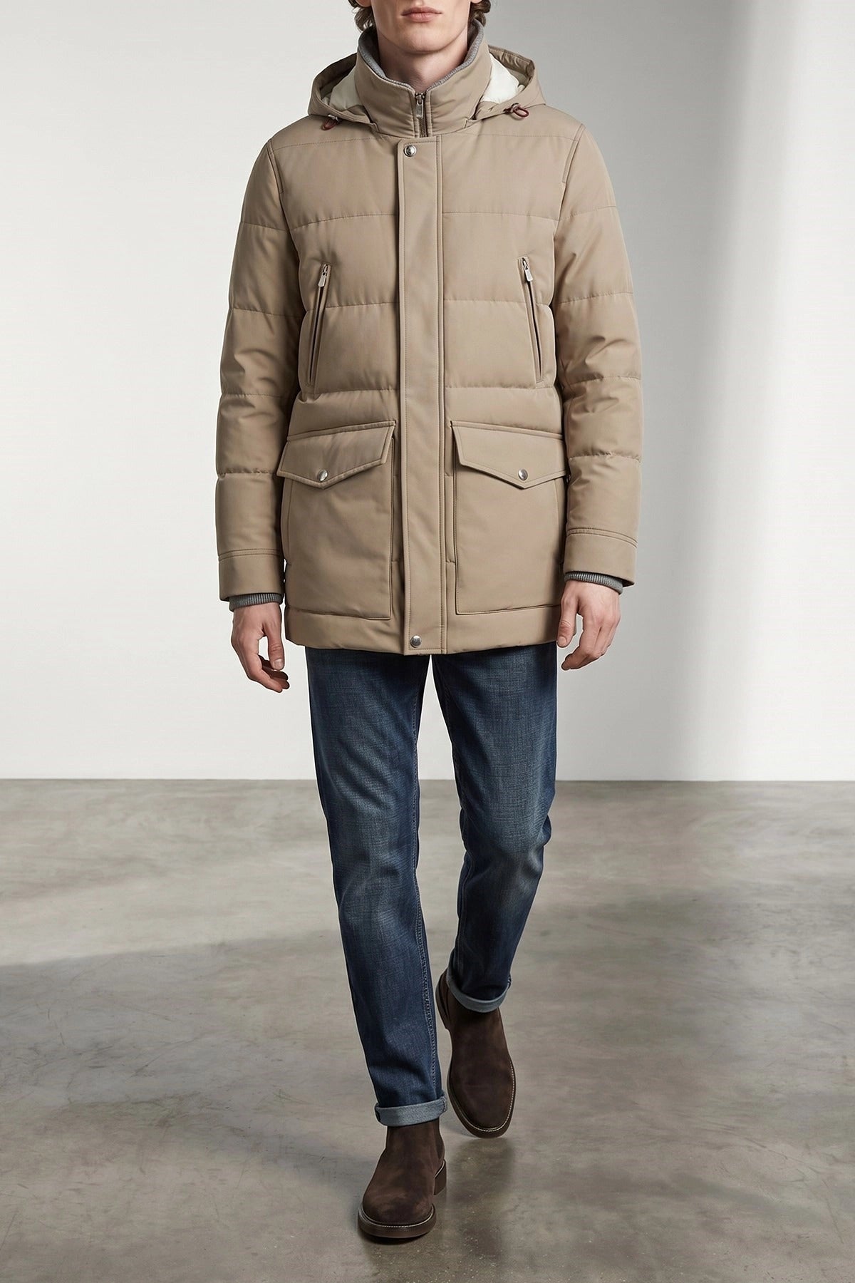 Brunello Cucinelli Quilted Parka