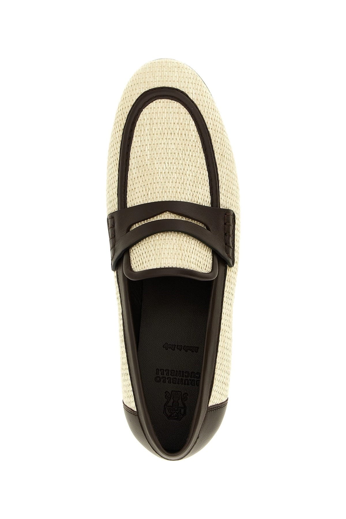 Brunello Cucinelli Raffia Loafers