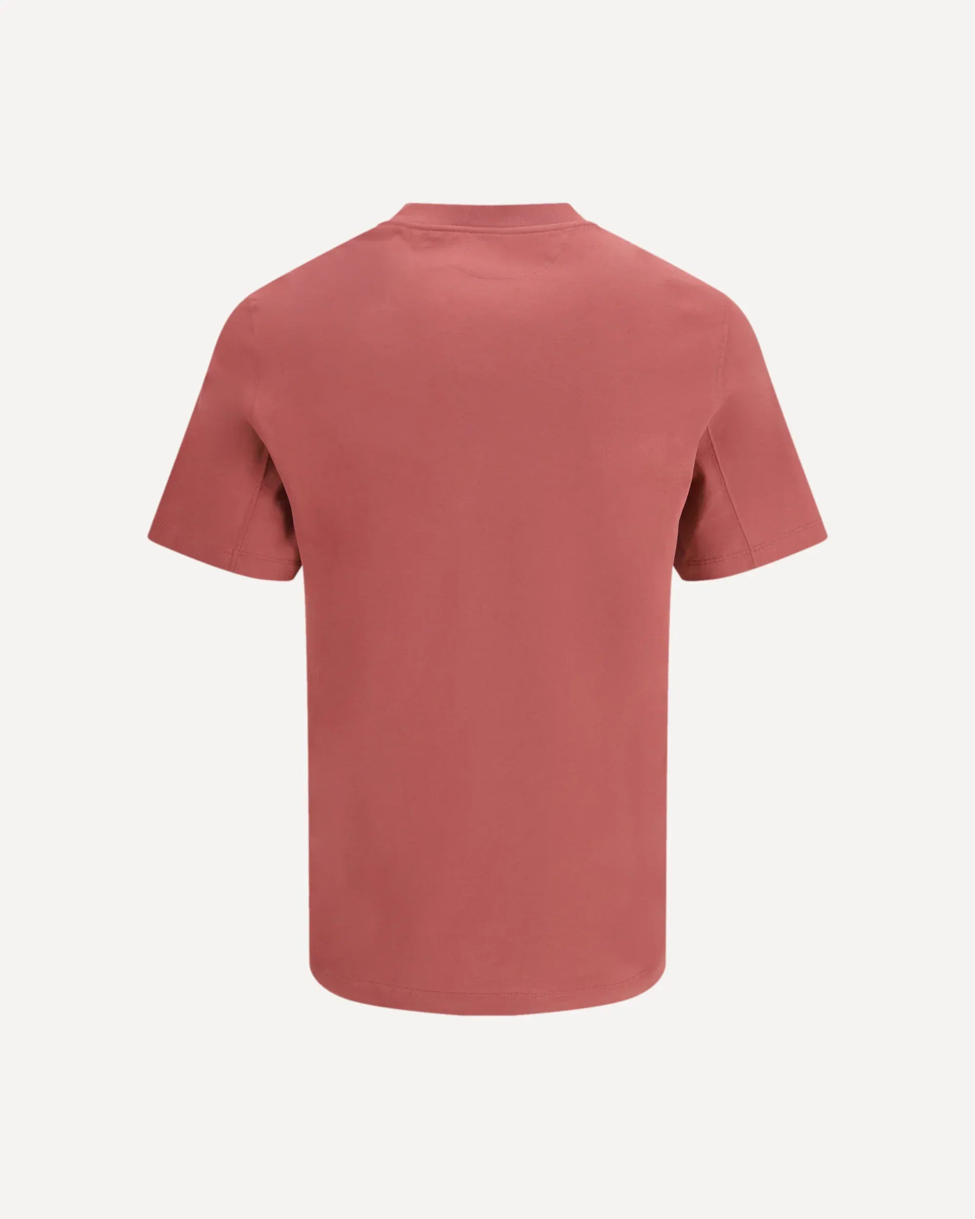Brunello Cucinelli Red Cotton Jersey Logo T-Shirt - alternate view