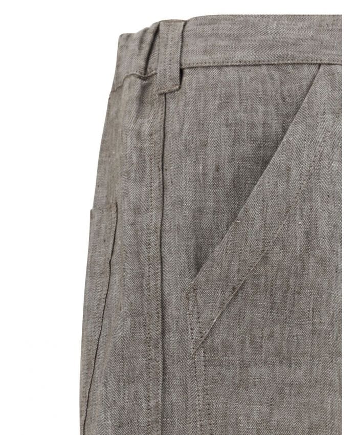 Brunello Cucinelli Drill Relaxed Fit Trousers