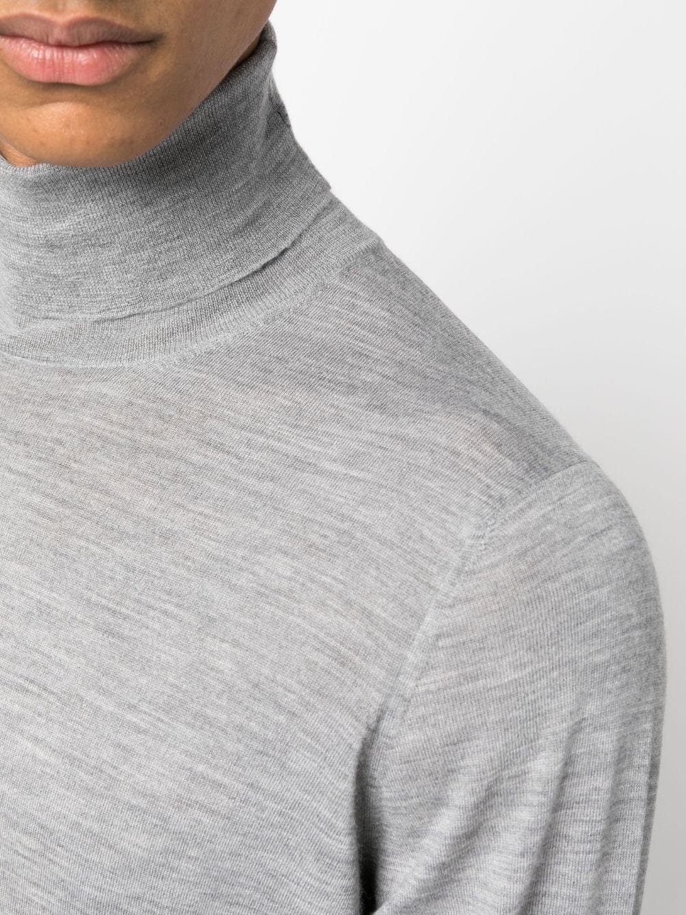 Brunello Cucinelli Roll-Neck Wool-Cashmere Blend Sweater