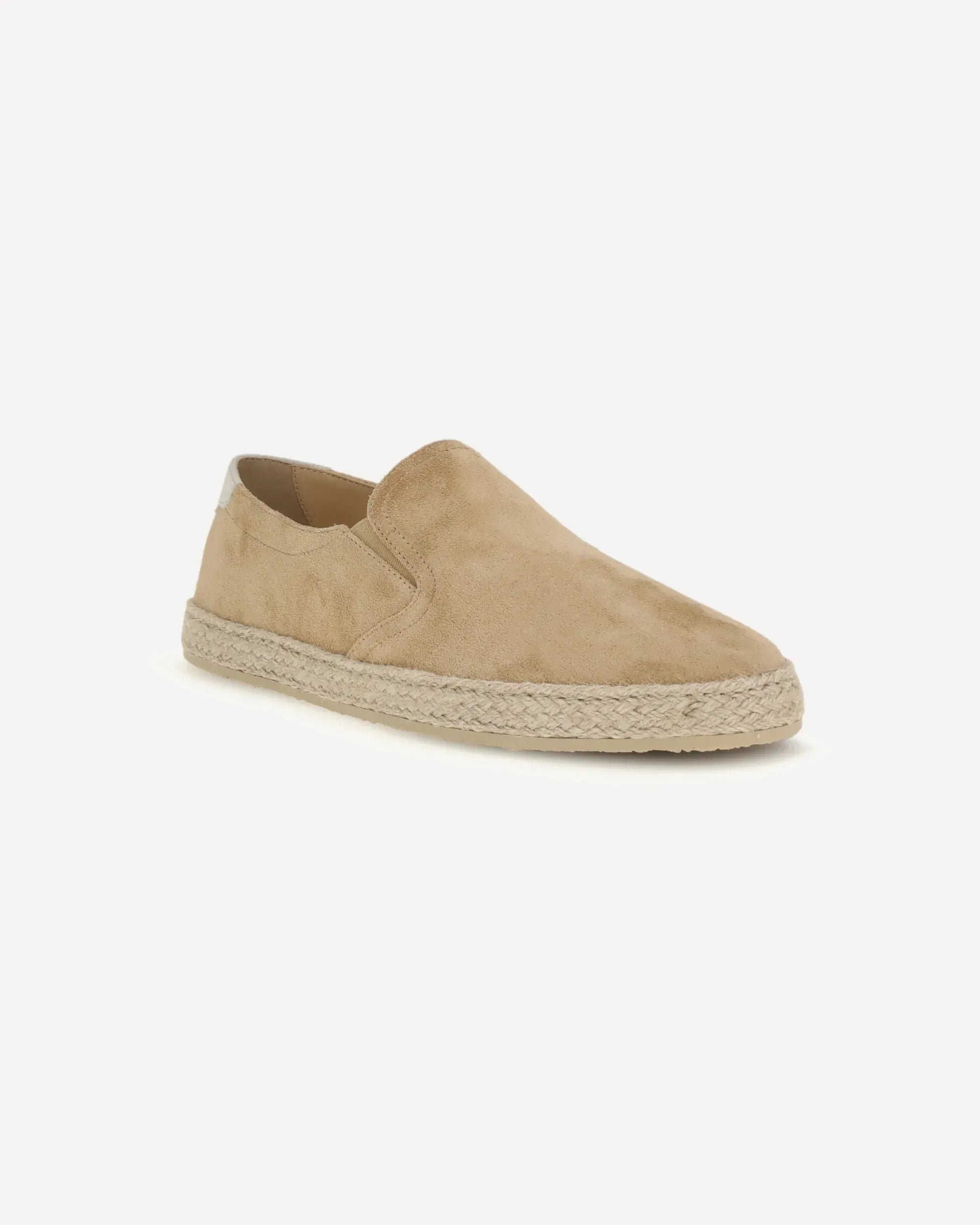 Brunello Cucinelli Rope Insert Suede Slip-Ons