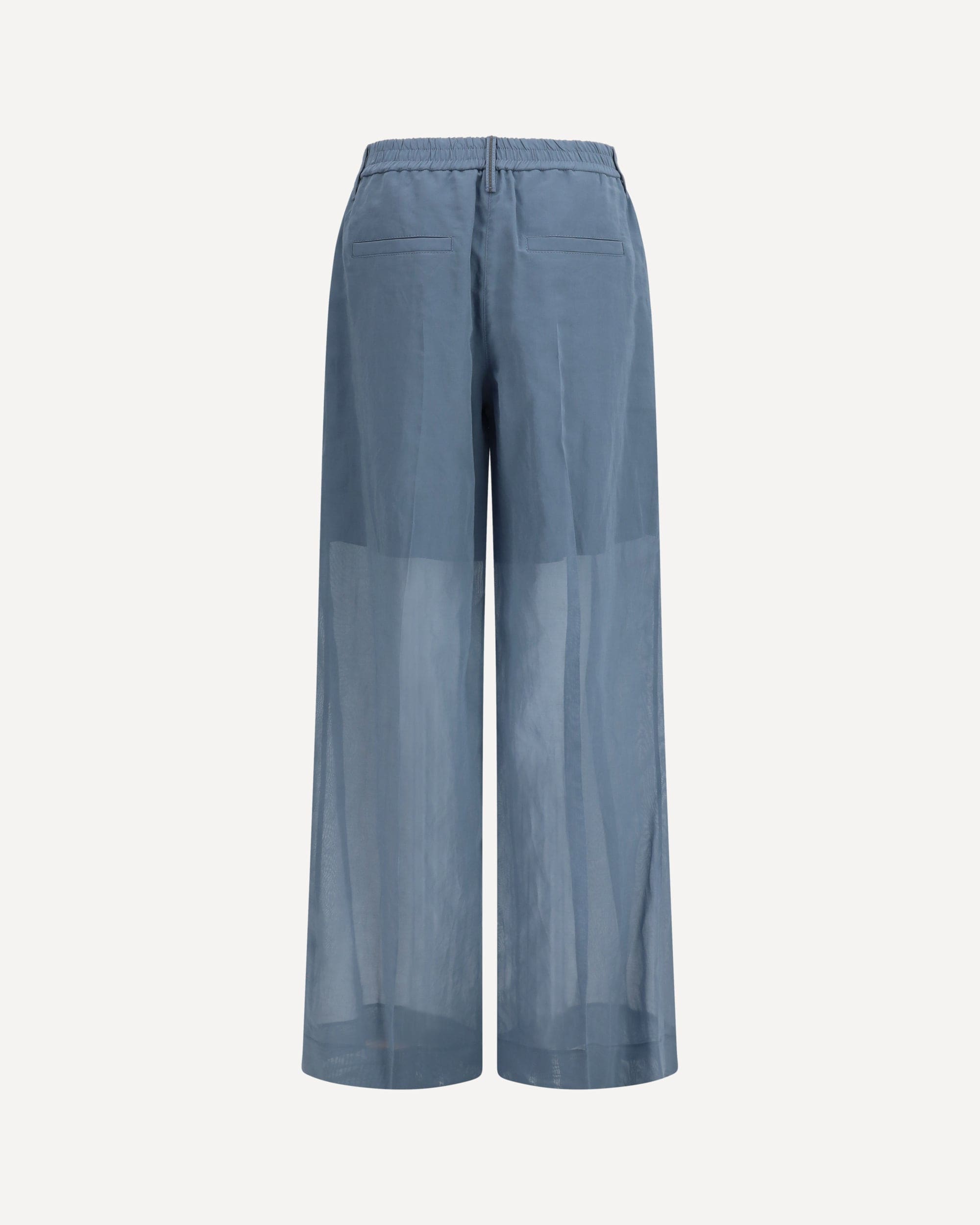 Brunello Cucinelli Sartorial Cotton Organza Track Pants