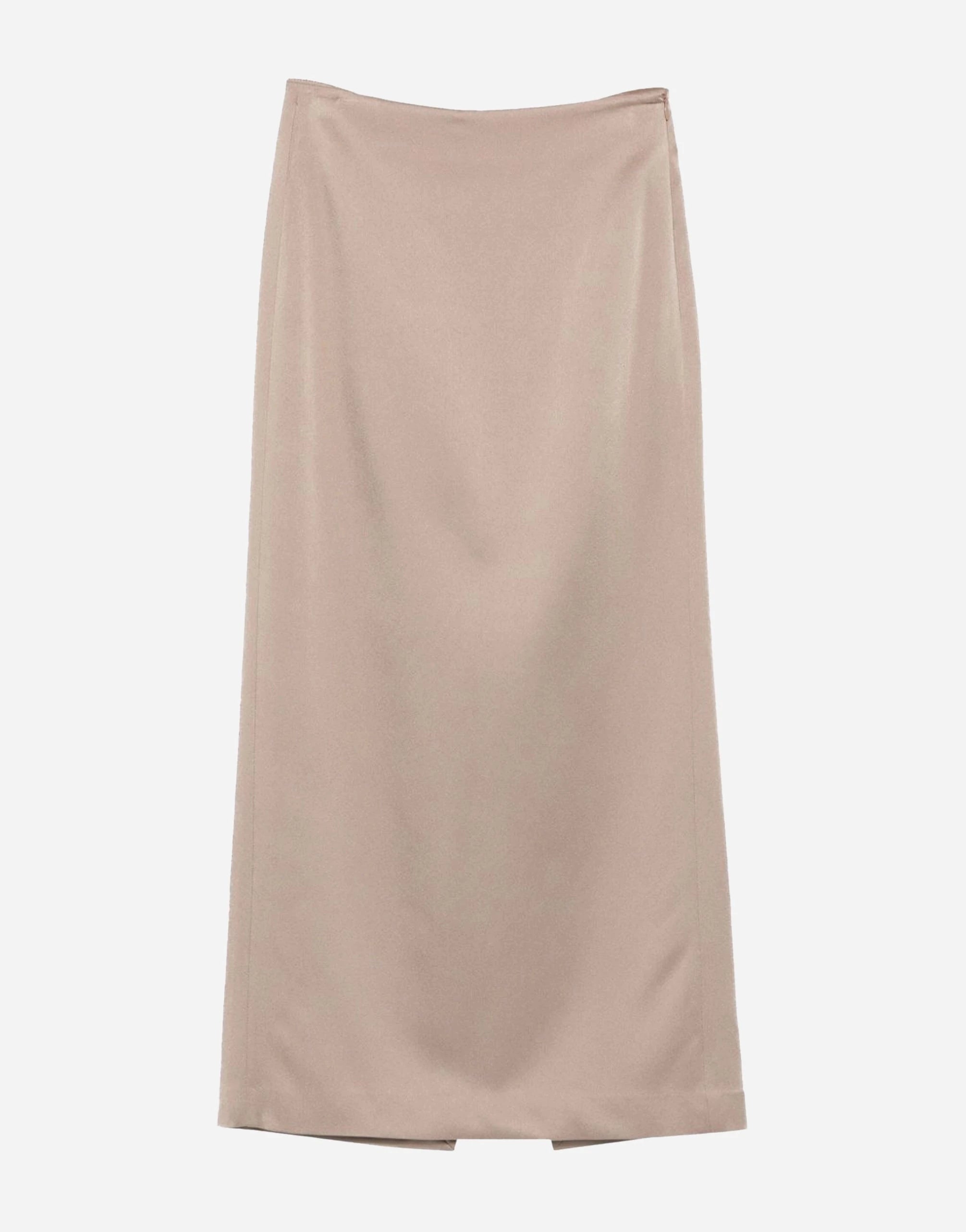 Brunello Cucinelli Satin Midi Skirt