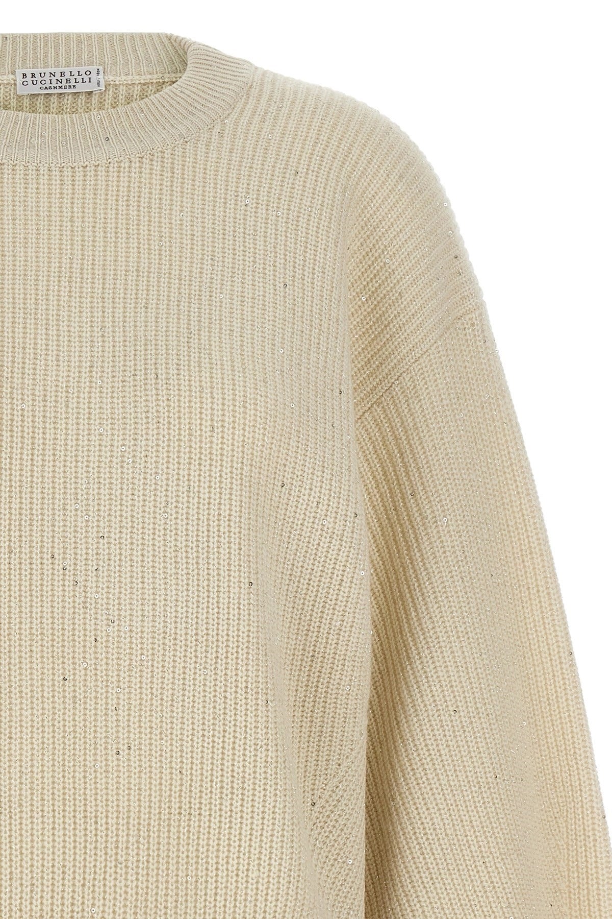 Pull à appliqué de sequins Brunello Cucinelli