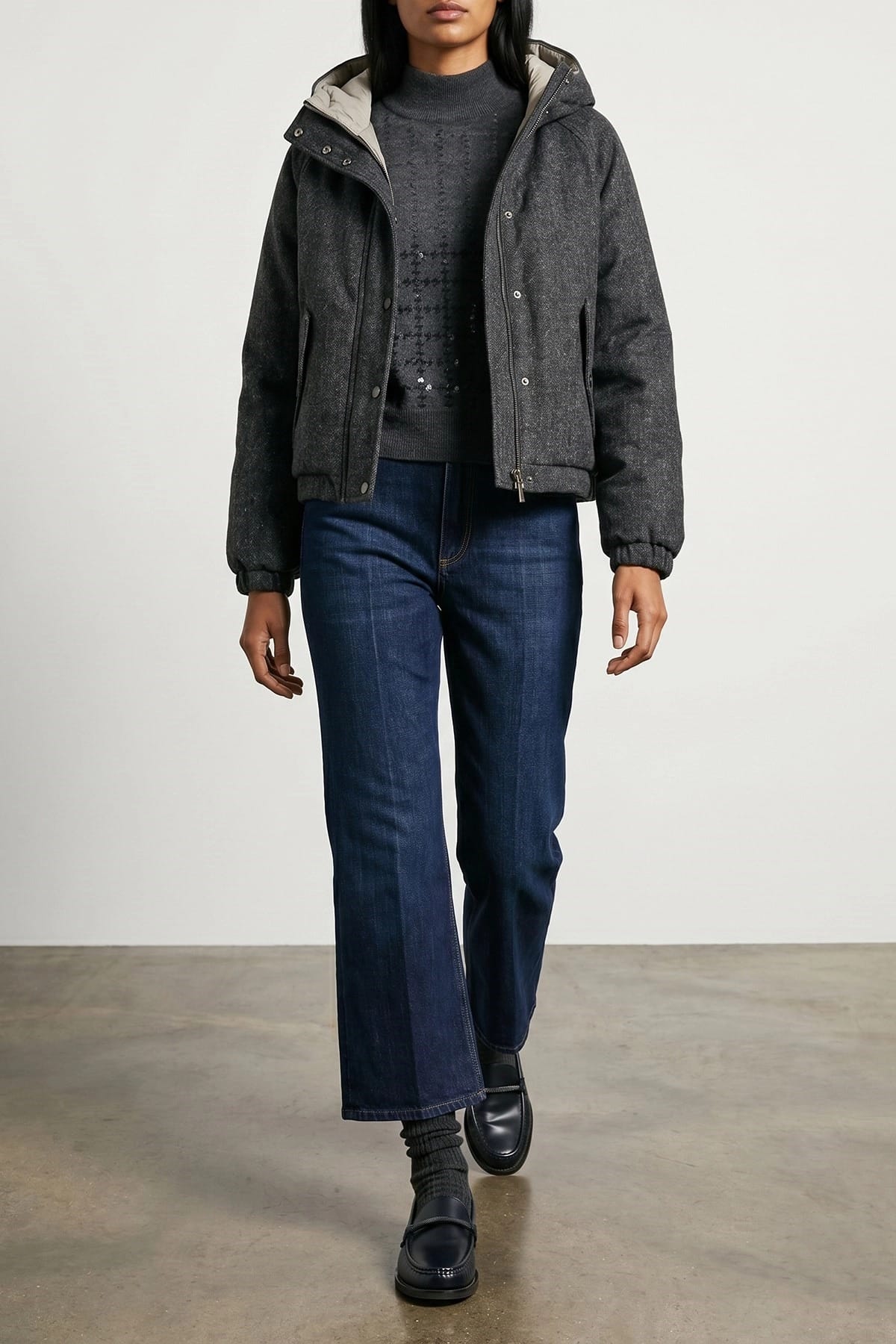 Brunello Cucinelli Brunello Cucinelli Sequin Cashmere Turtleneck Sweater