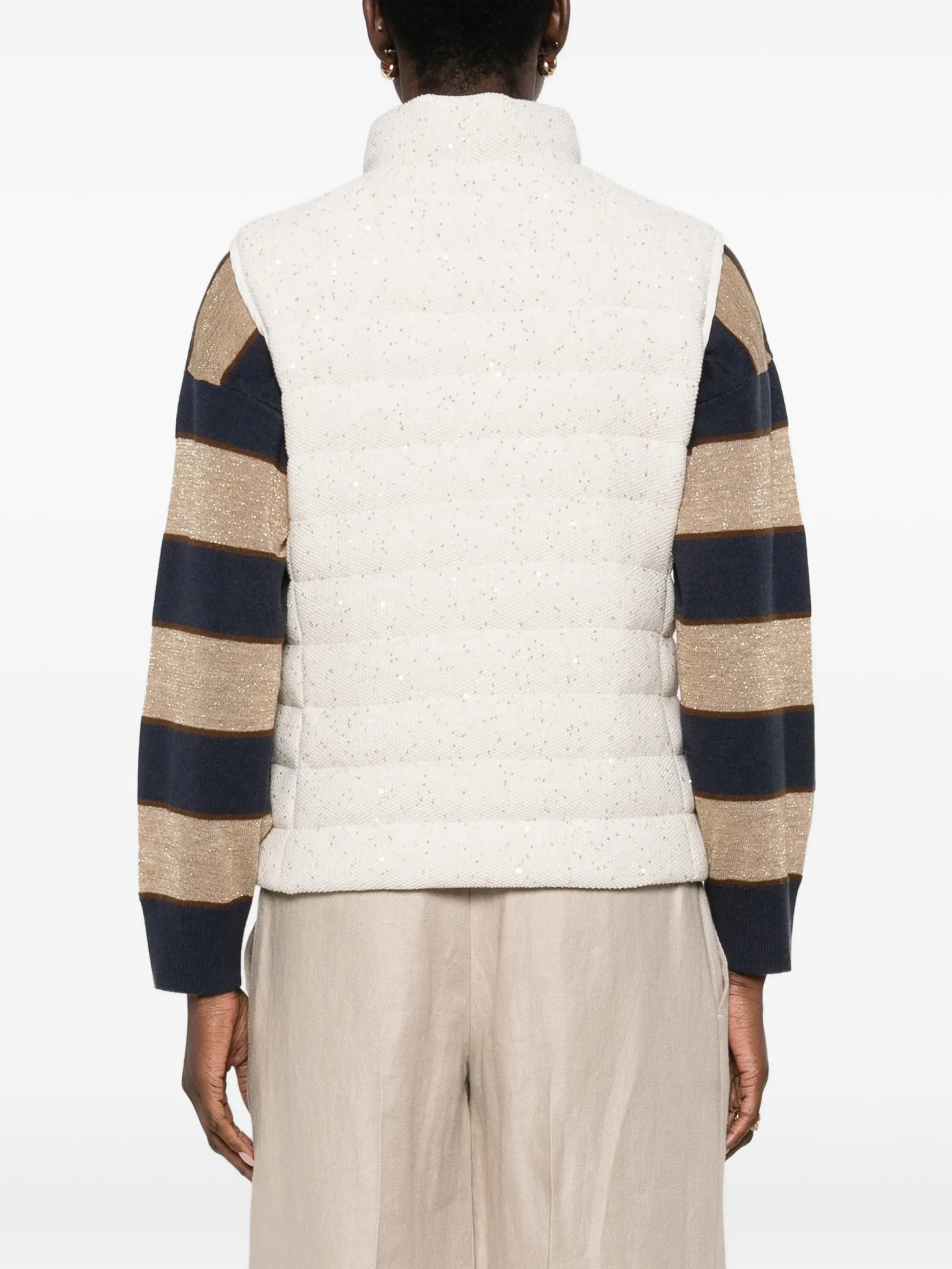 Brunello Cucinelli Sequin-Embellished Gilet