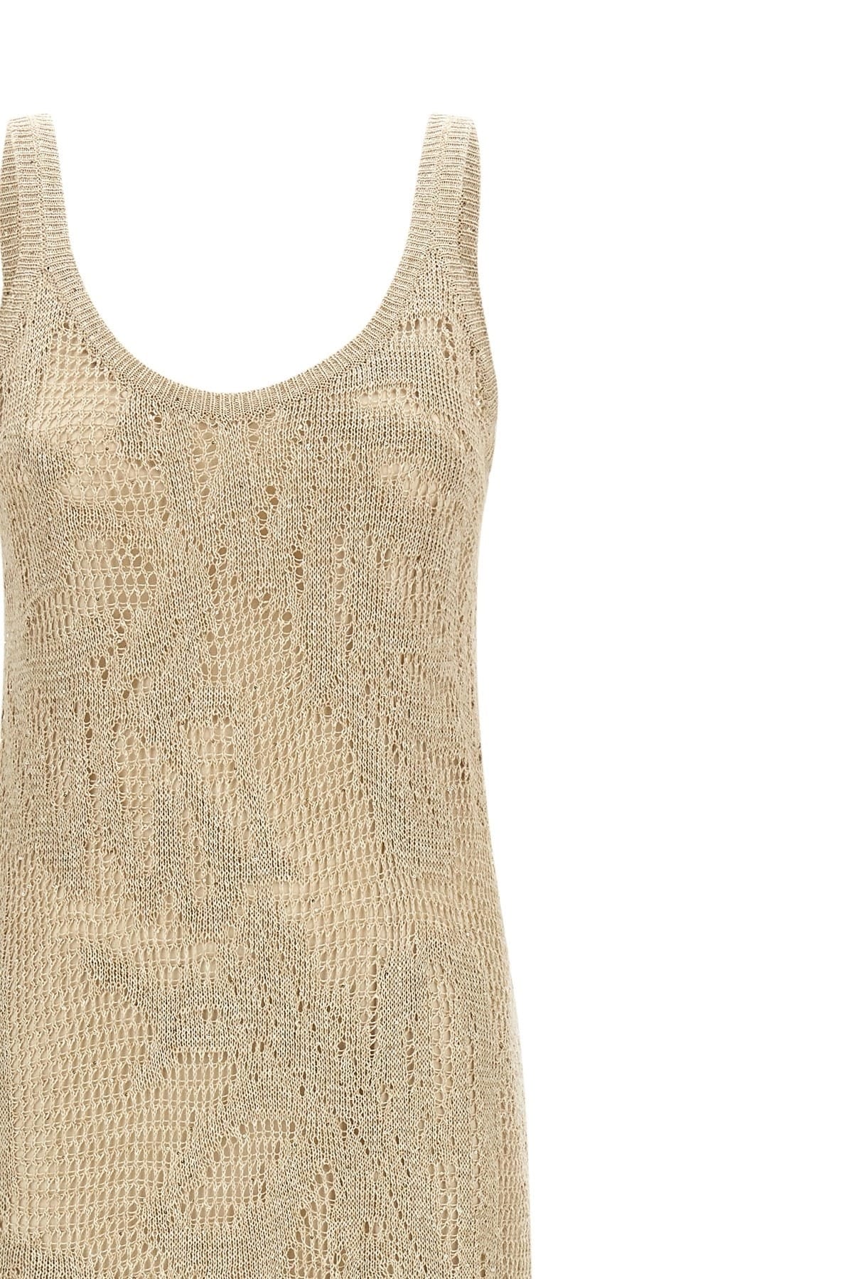 Brunello Cucinelli Brunello Cucinelli Sequined Crochet Maxi Dress