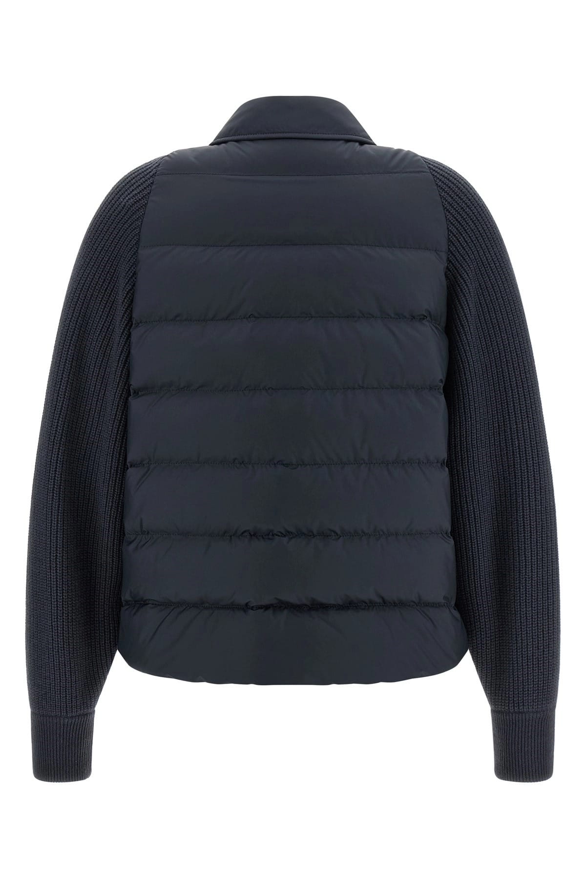 Brunello Cucinelli Brunello Cucinelli Shiny Flap Detail Down Jacket