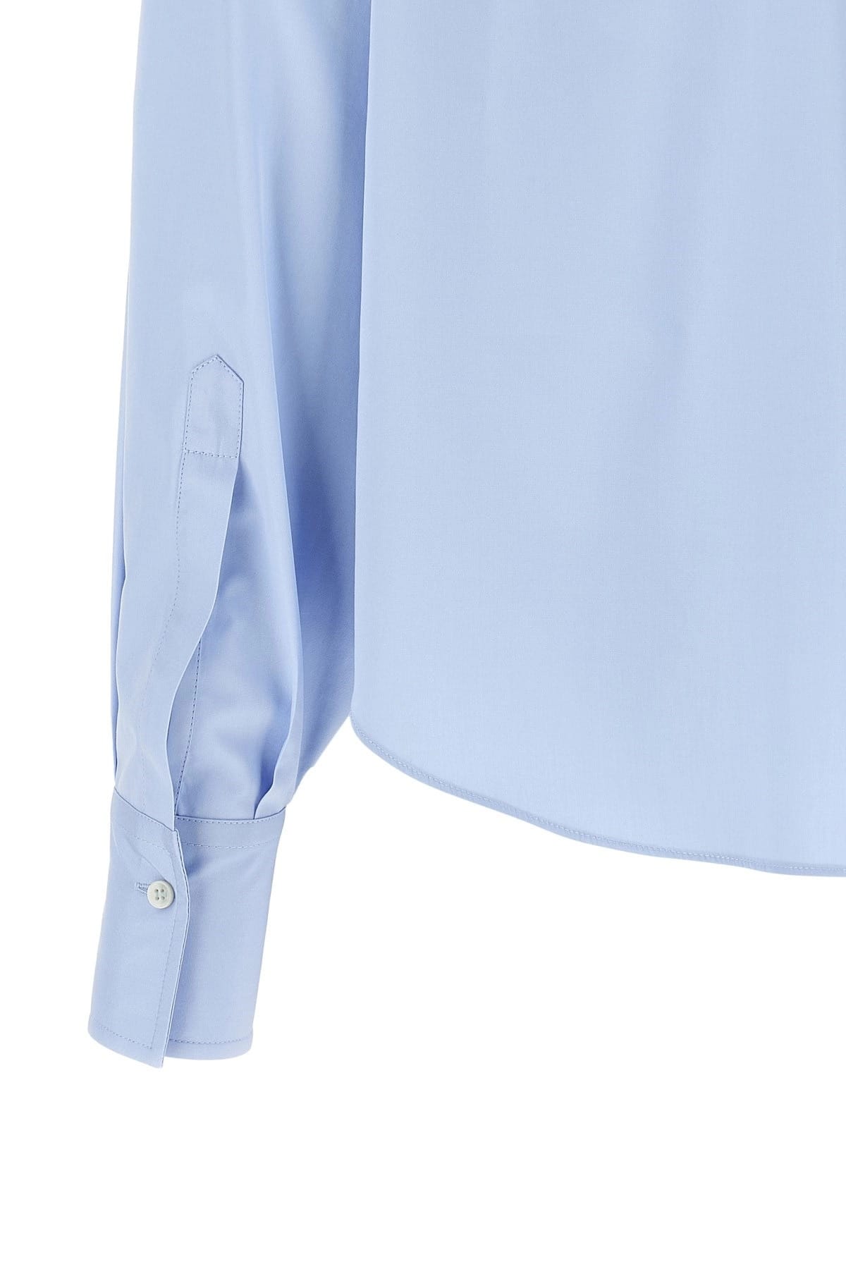 Brunello Cucinelli Brunello Cucinelli Shiny Trim Crop Shirt