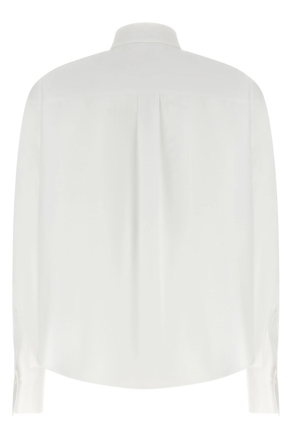 Brunello Cucinelli Brunello Cucinelli Shiny Trim Cropped Shirt
