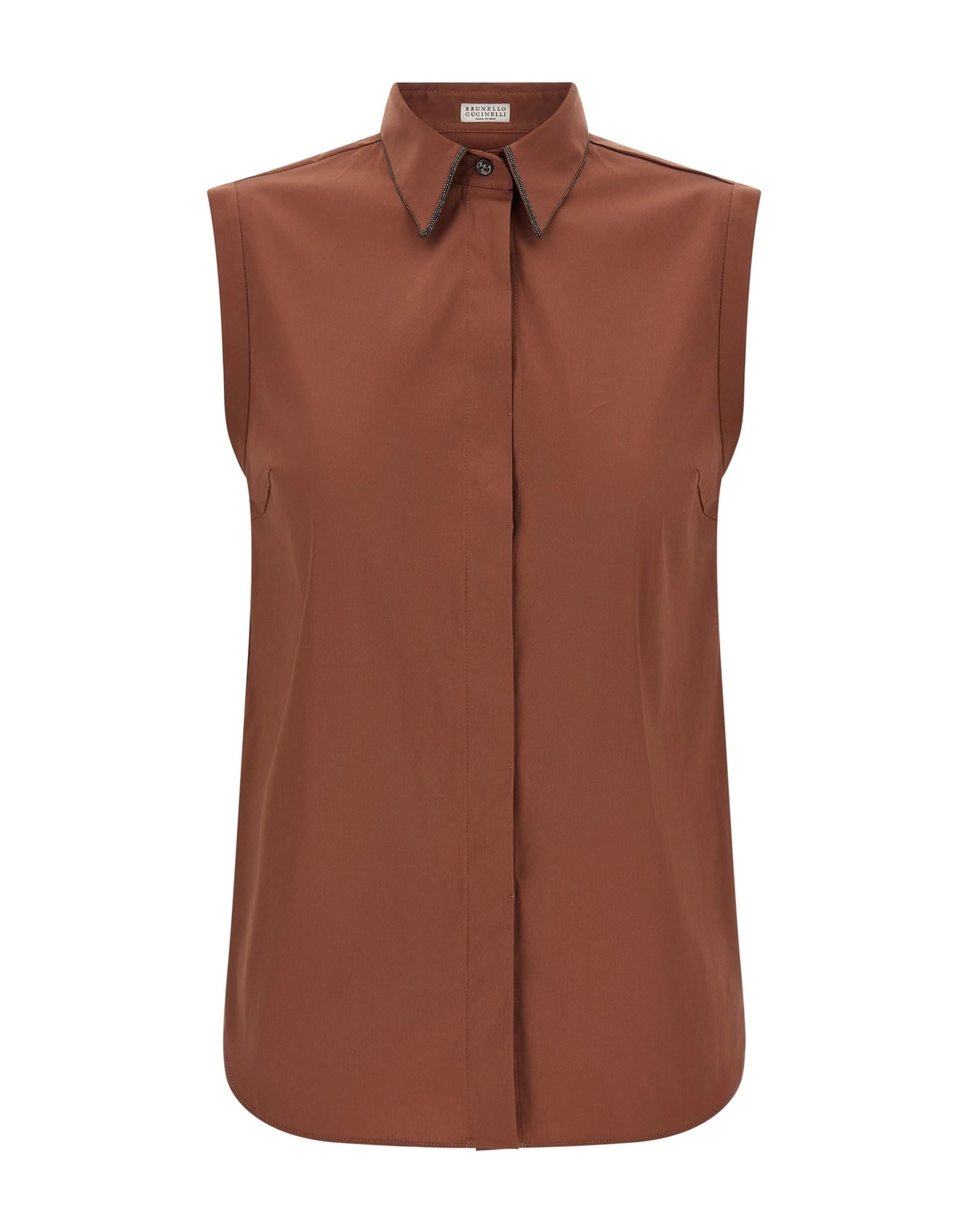 Brunello Cucinelli Brunello Cucinelli Shiny Trim Shirt