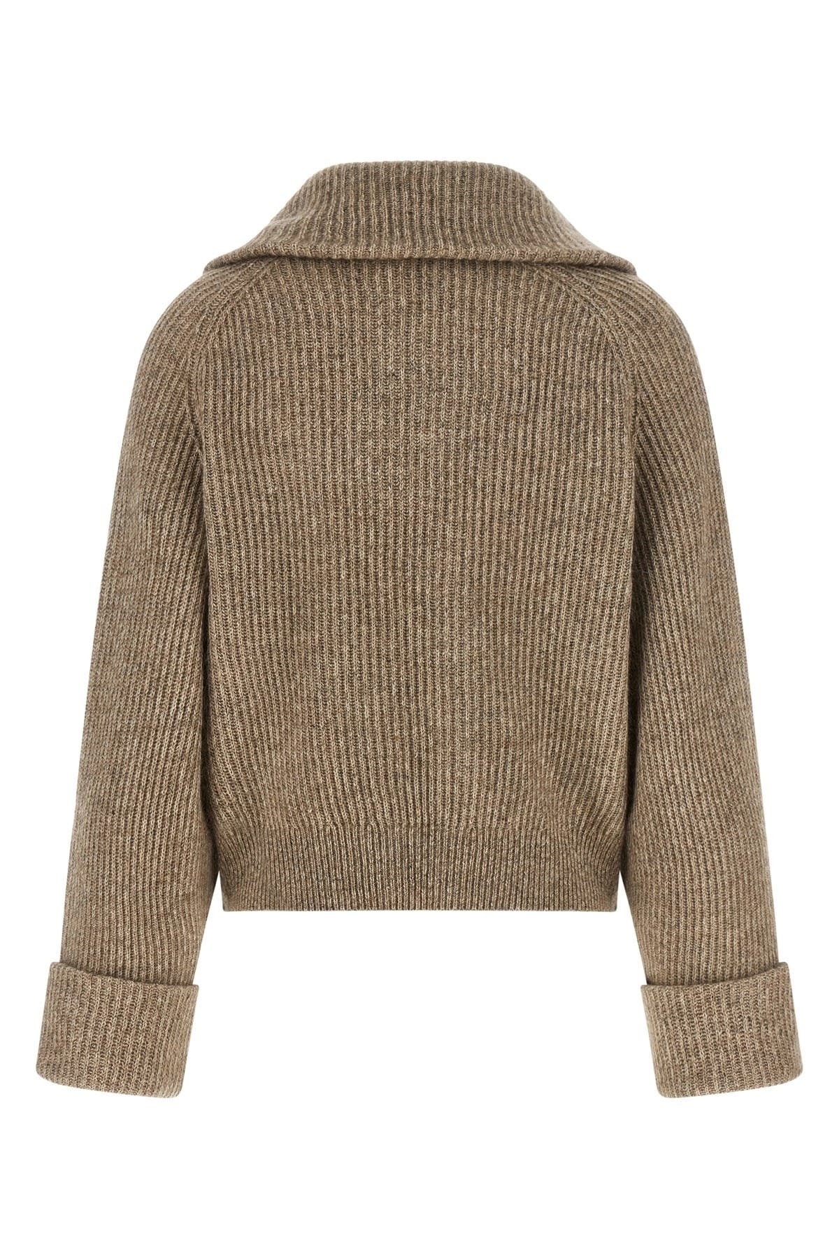 Brunello Cucinelli Brunello Cucinelli Shiny Zipper Pull Cardigan