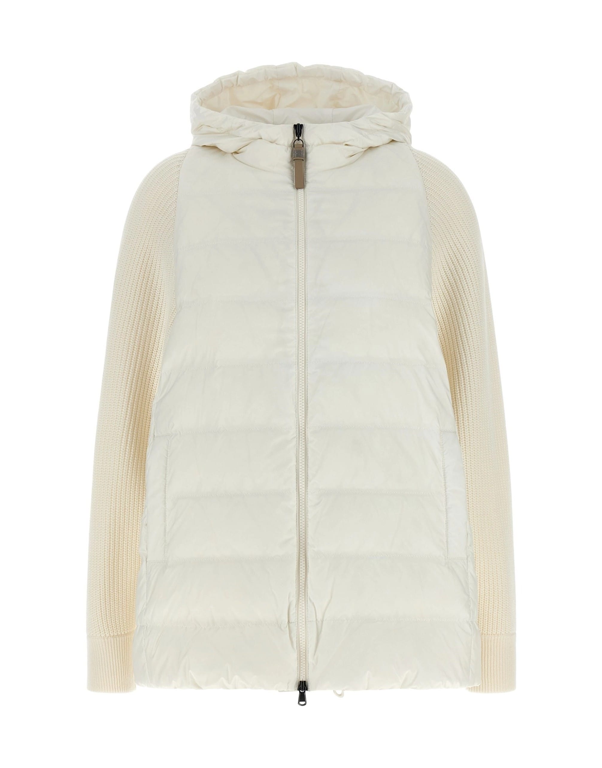 Brunello Cucinelli Brunello Cucinelli Shiny Zipper Pull Down Jacket